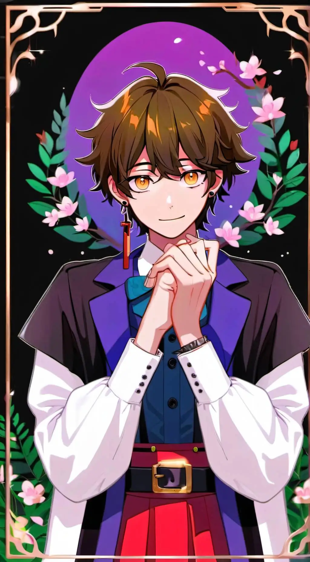 ai character: Karl Jacobs  background