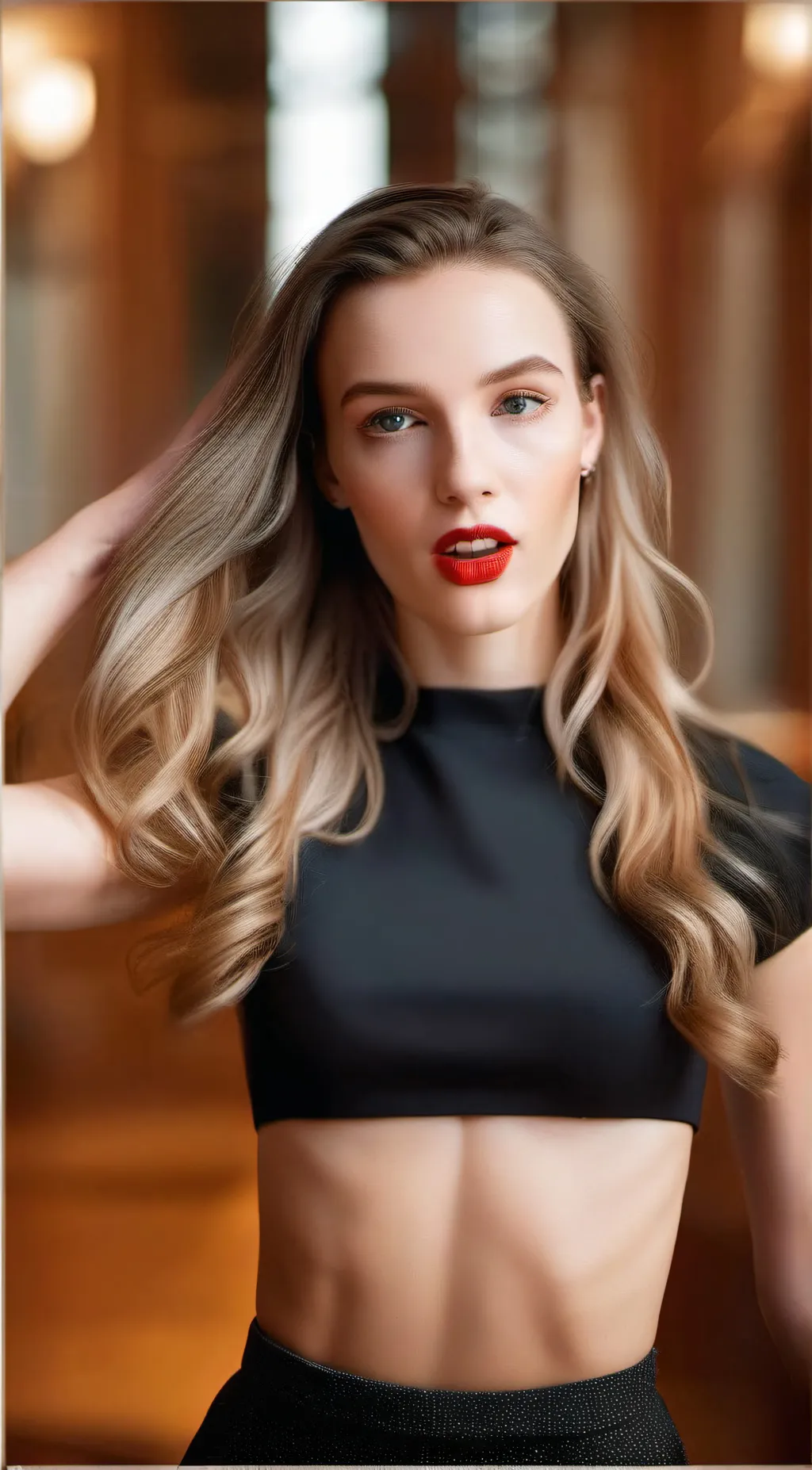 ai character: Ashlee  background