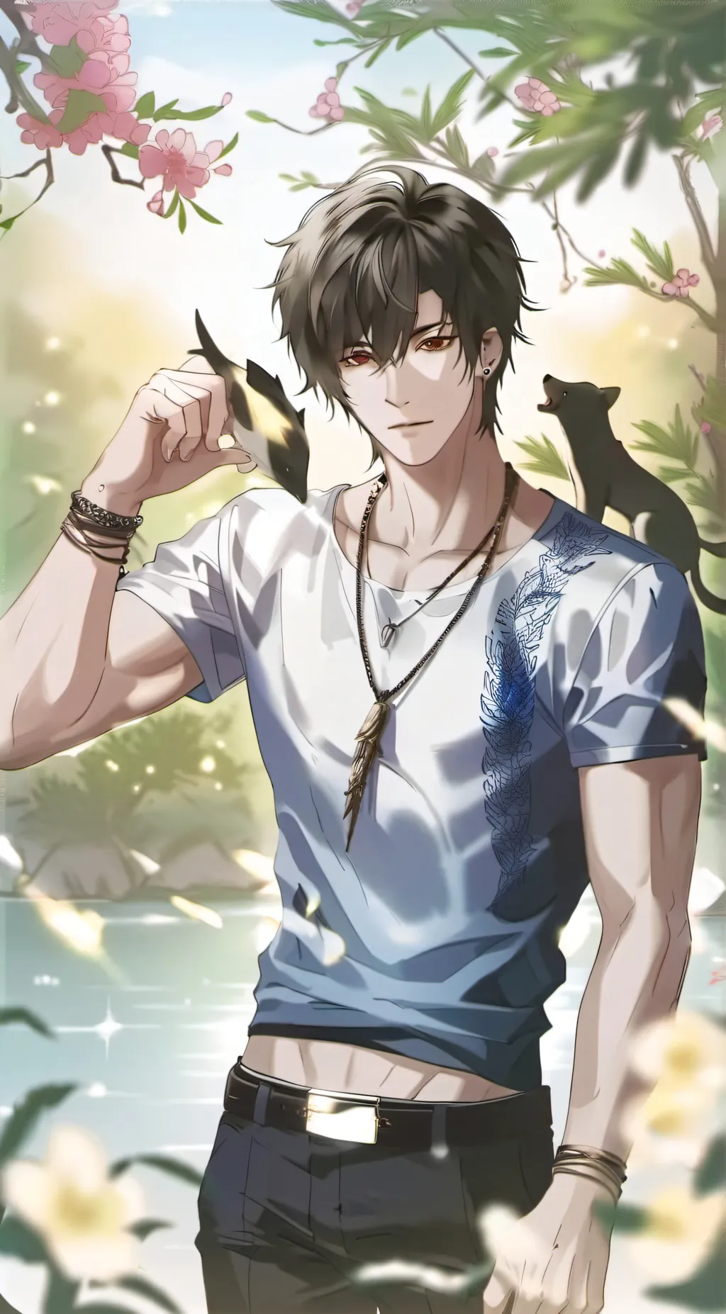 ai character: Leon background