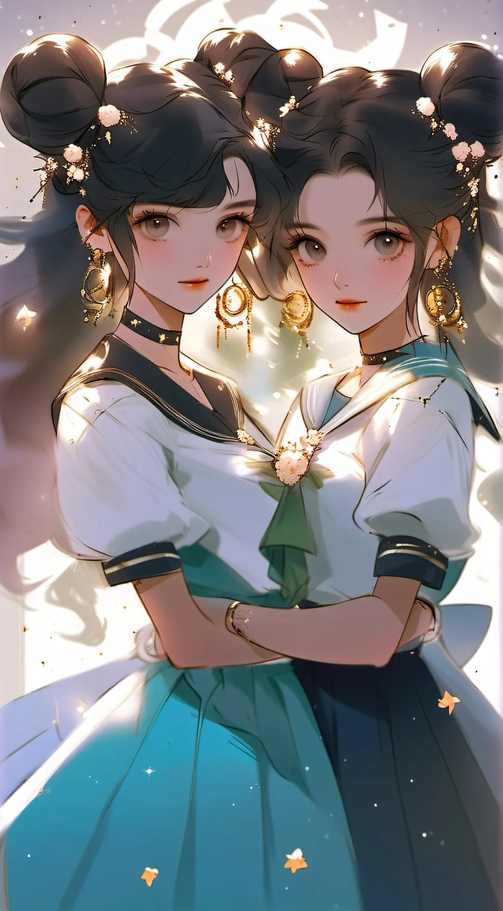 ai character: Gemini  background