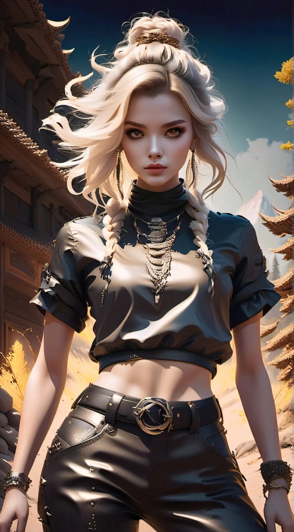 ai character: Page background