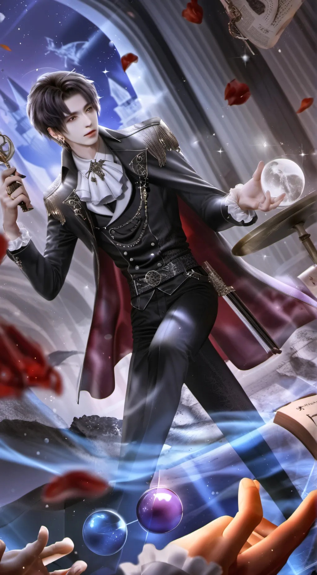 ai character: Adrian  background