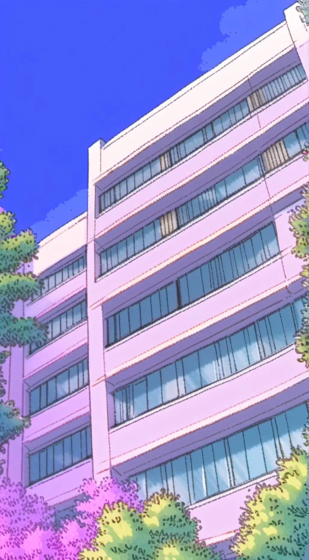 ai character: New School AU background