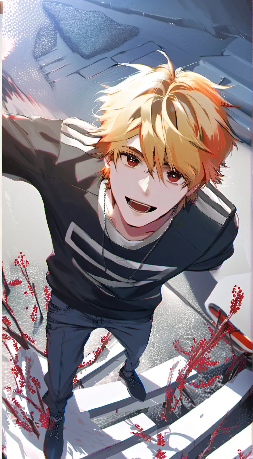 ai character: Mark background