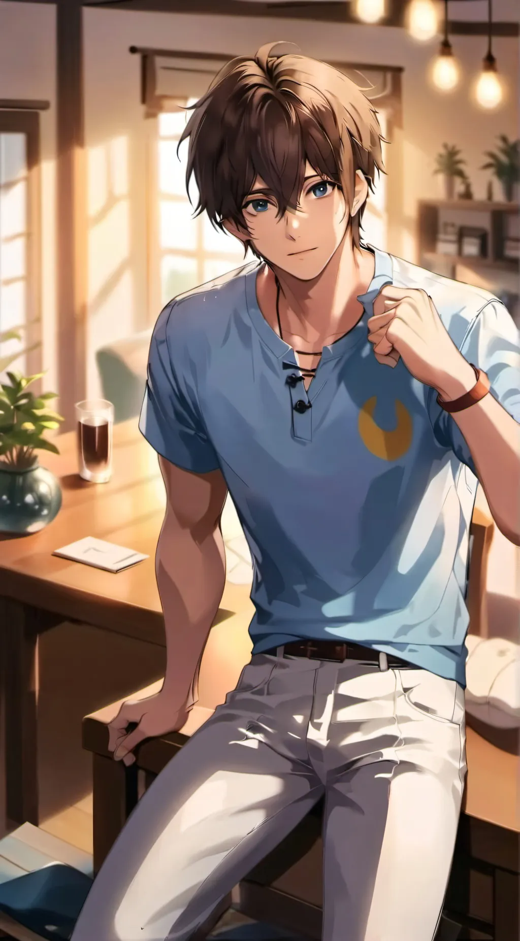 ai character: Zach background