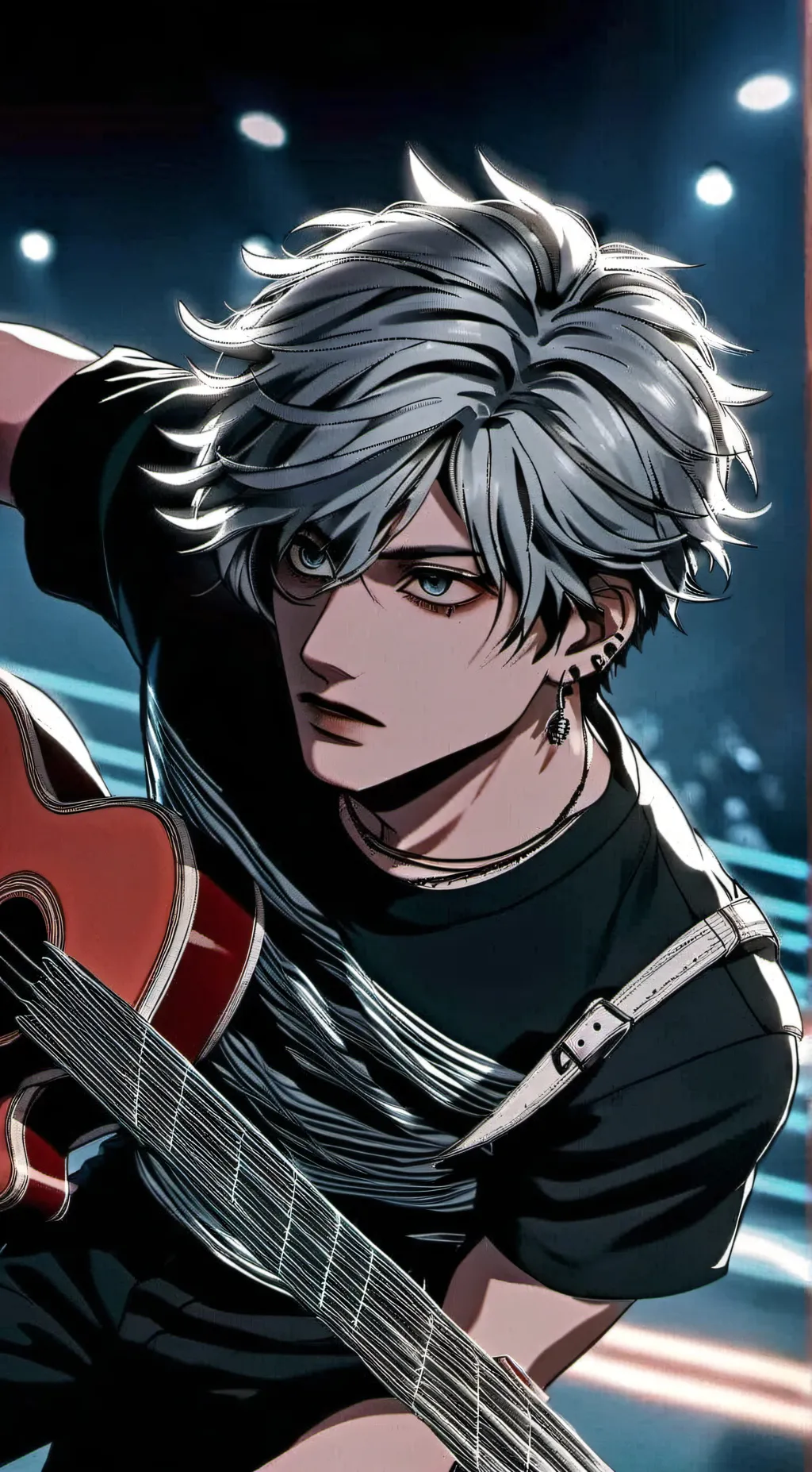 ai character: Ray background