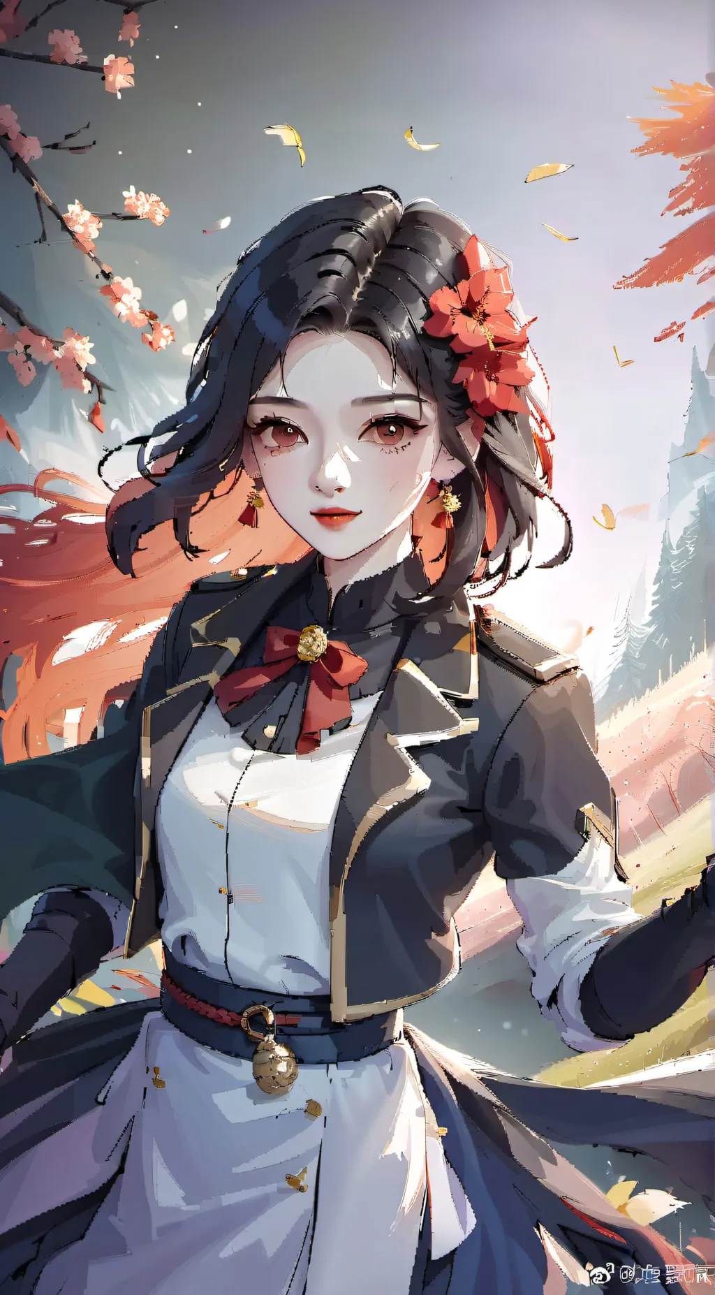 ai character: HANNAH SHASHI background