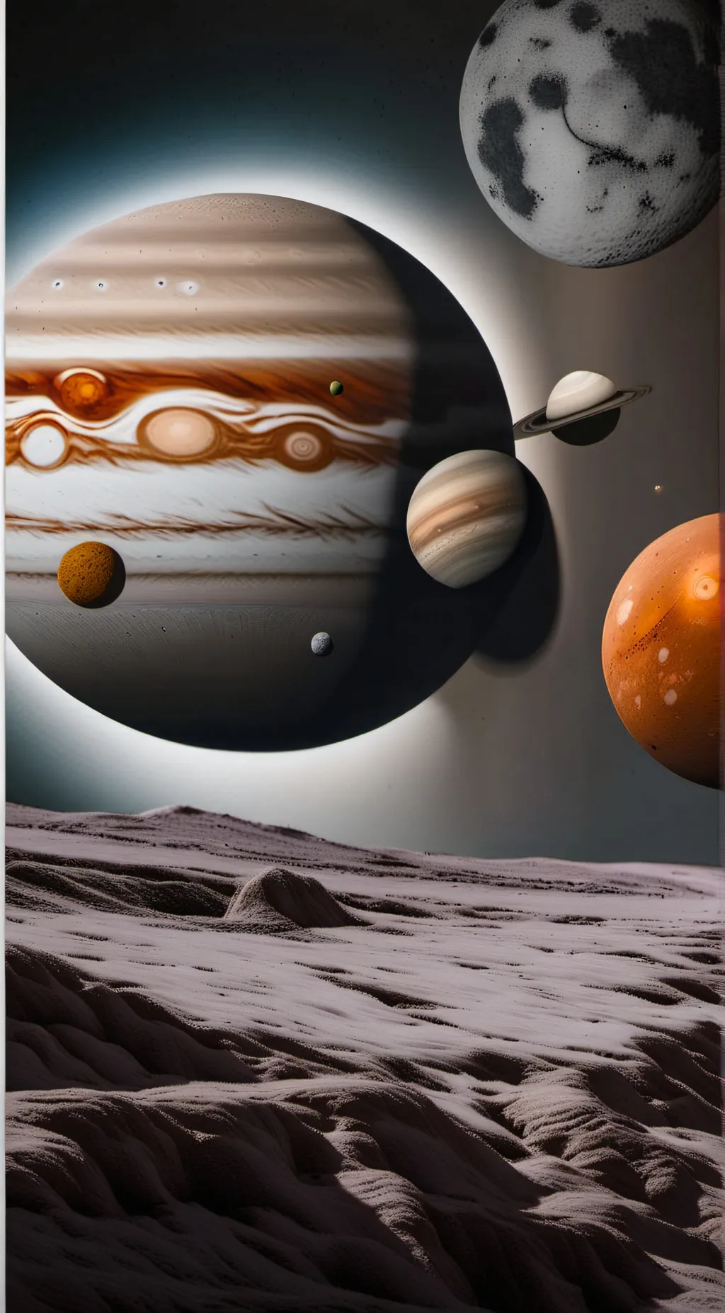 ai character: Solar system background