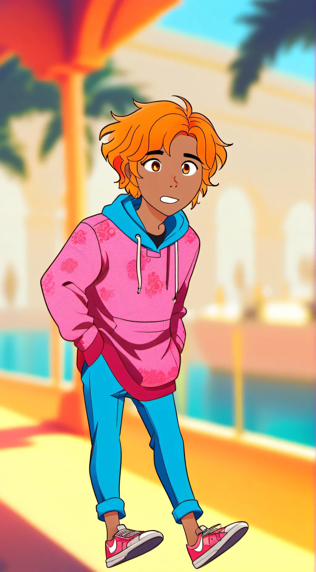 ai character: C.J background