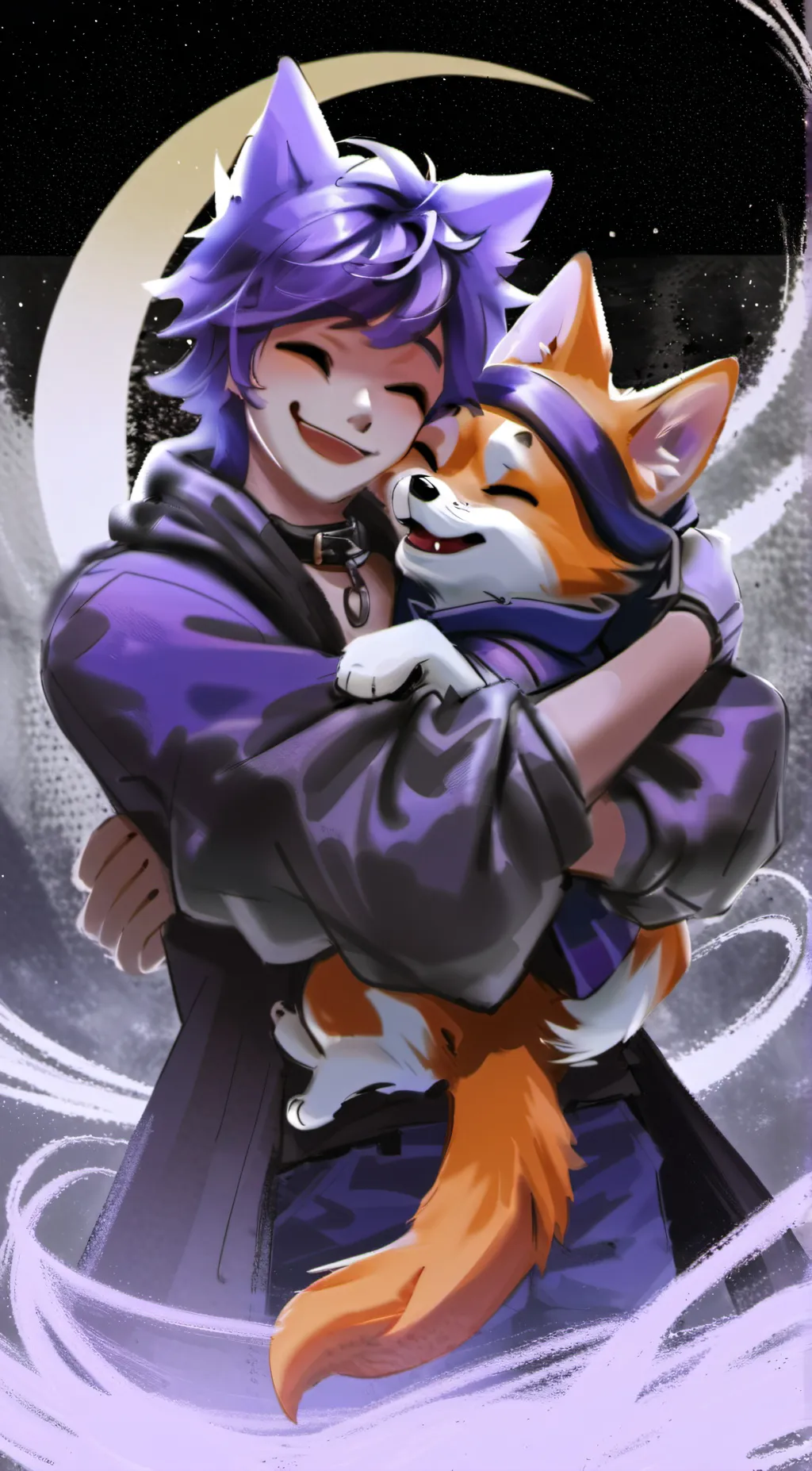 ai character: Catnap x dog day background