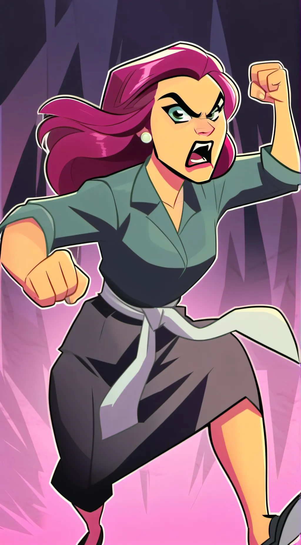 ai character: Brenda  background