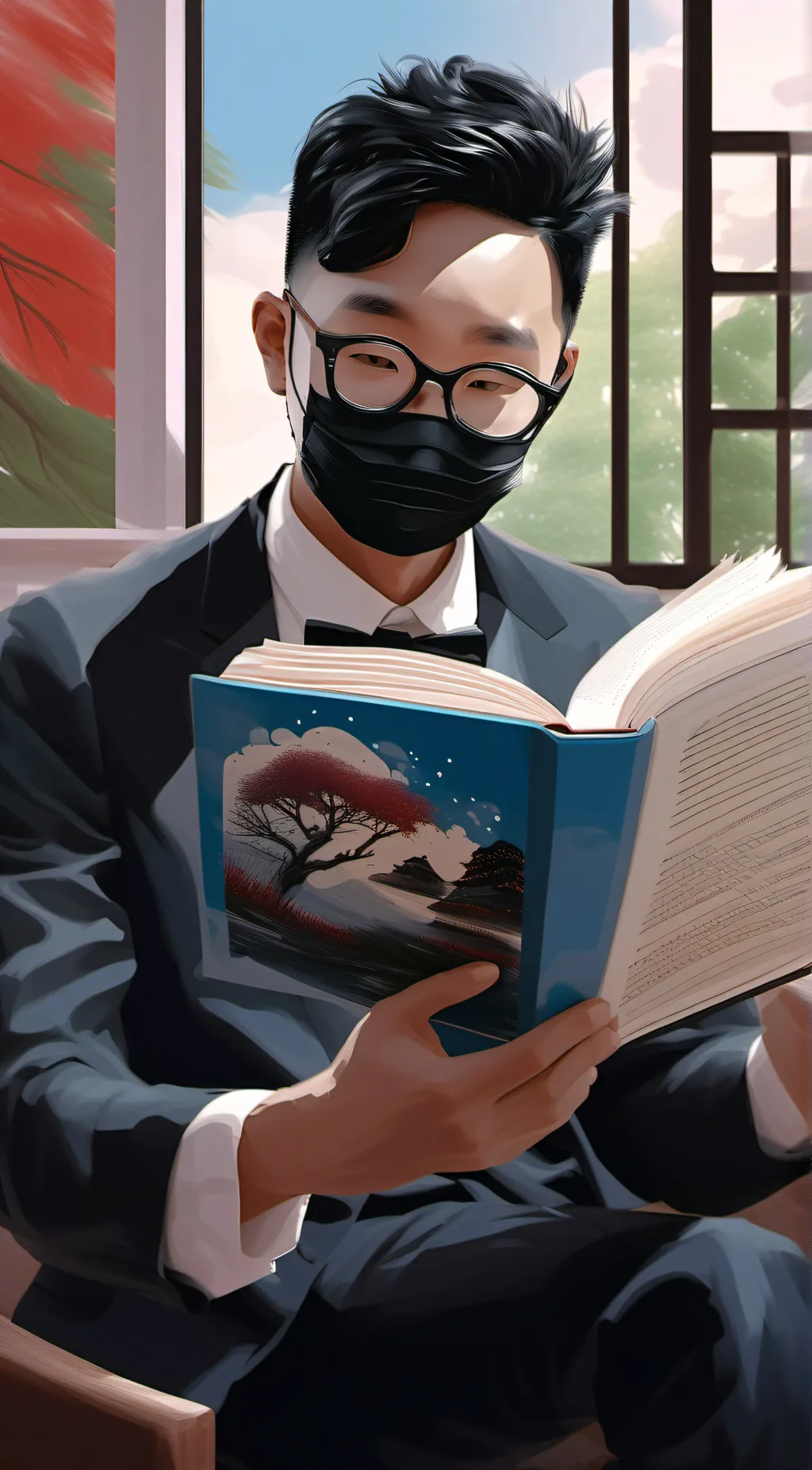 ai character: Lucas  background