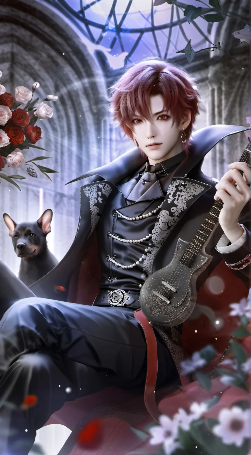 ai character: ken  background