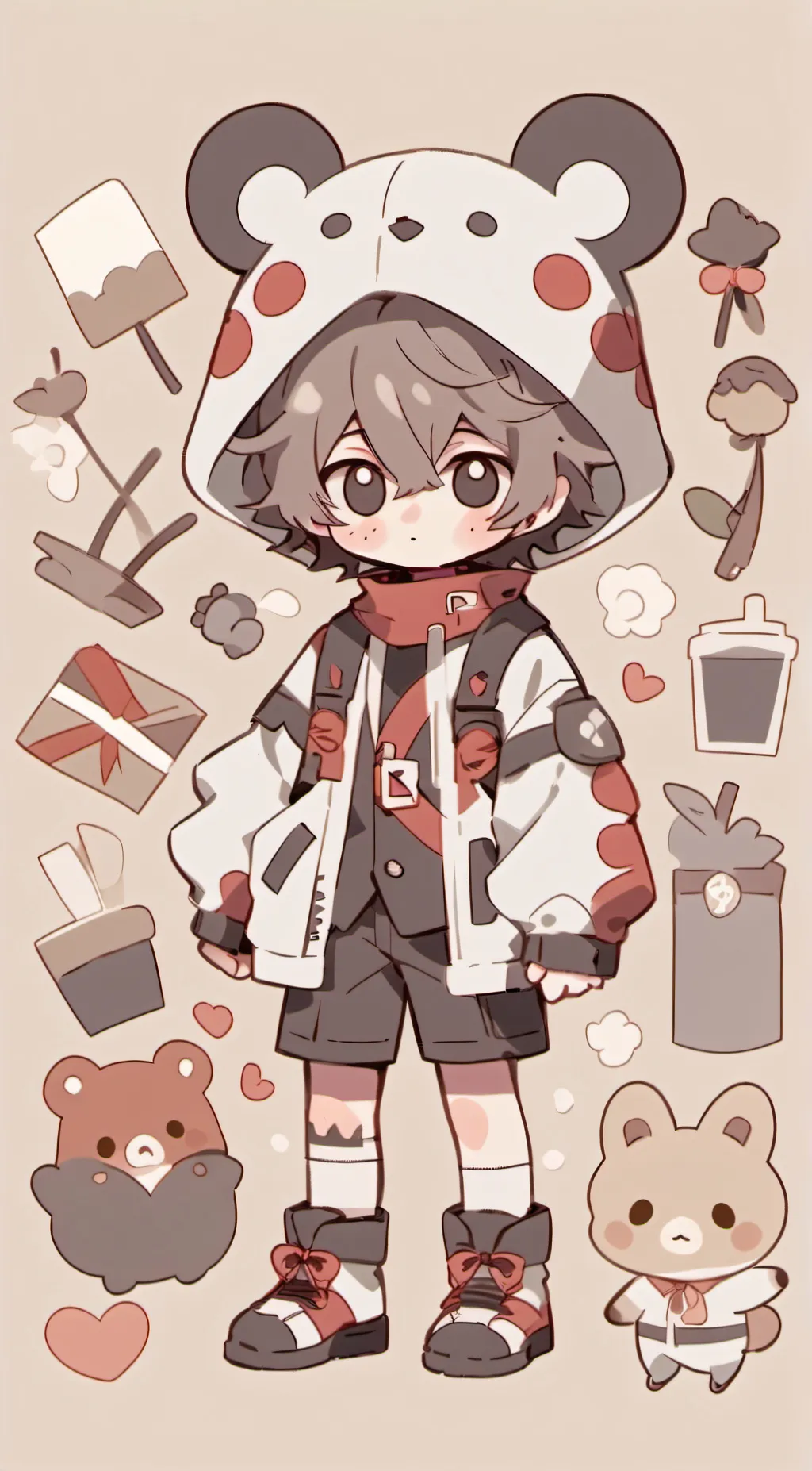 ai character: bakugo background