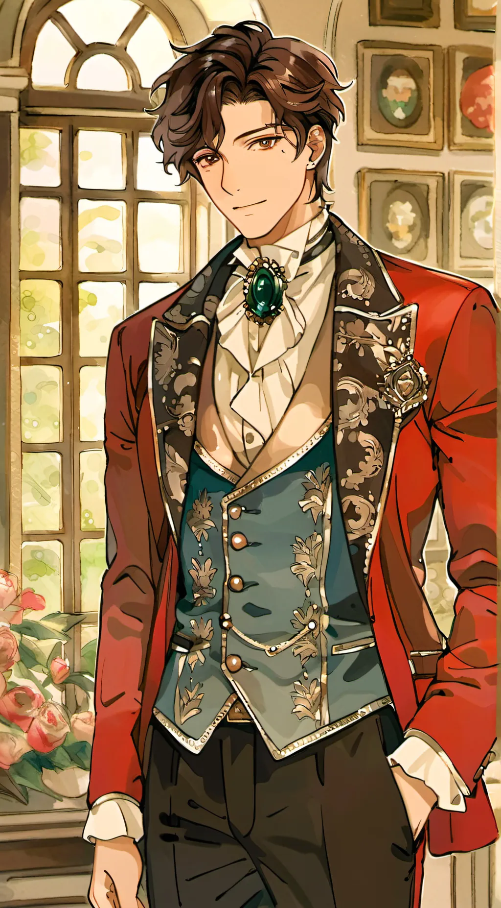 ai character: Vincent background