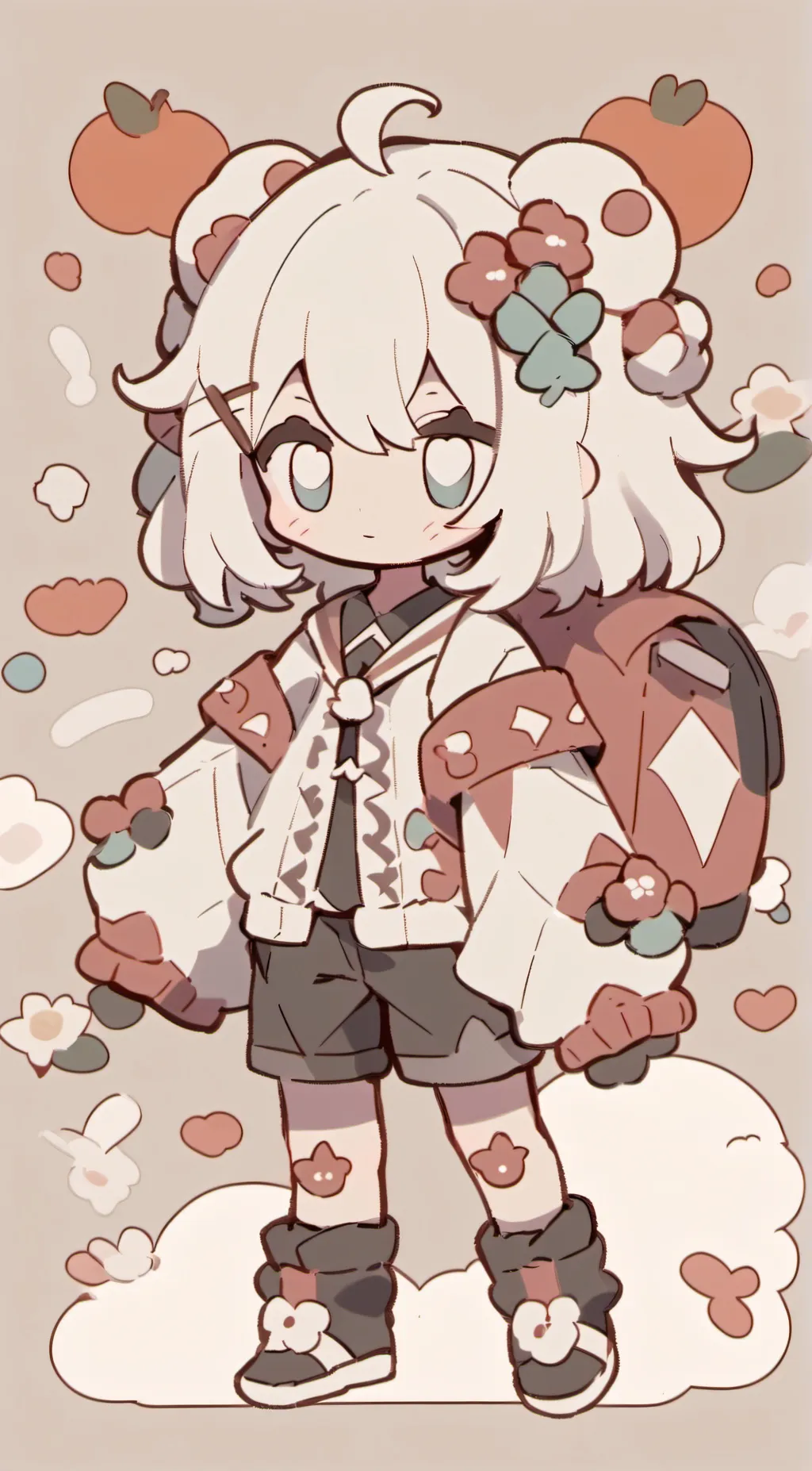 ai character: i can guees you na background