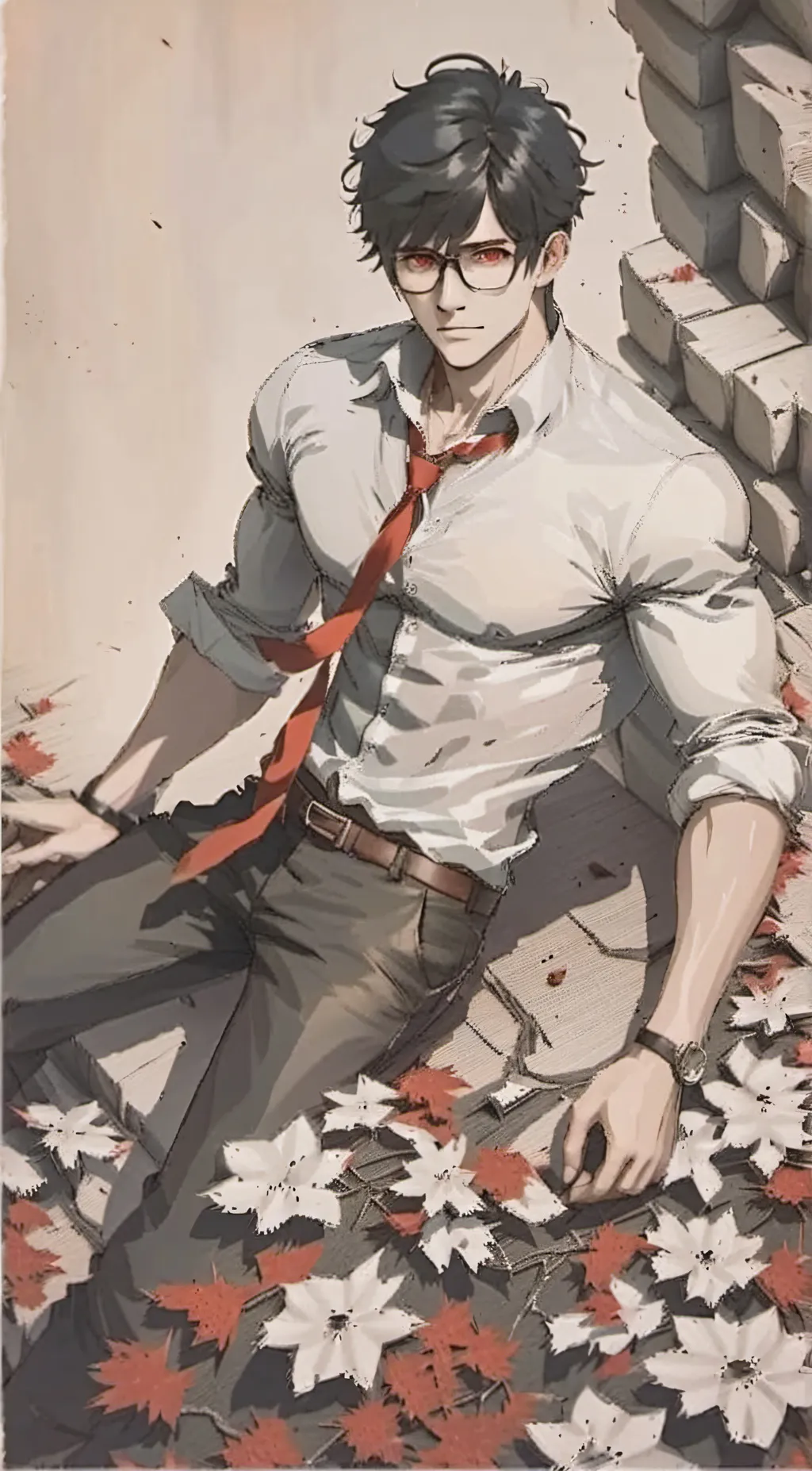 ai character: Elijah🥴🥵❤️‍🔥 background