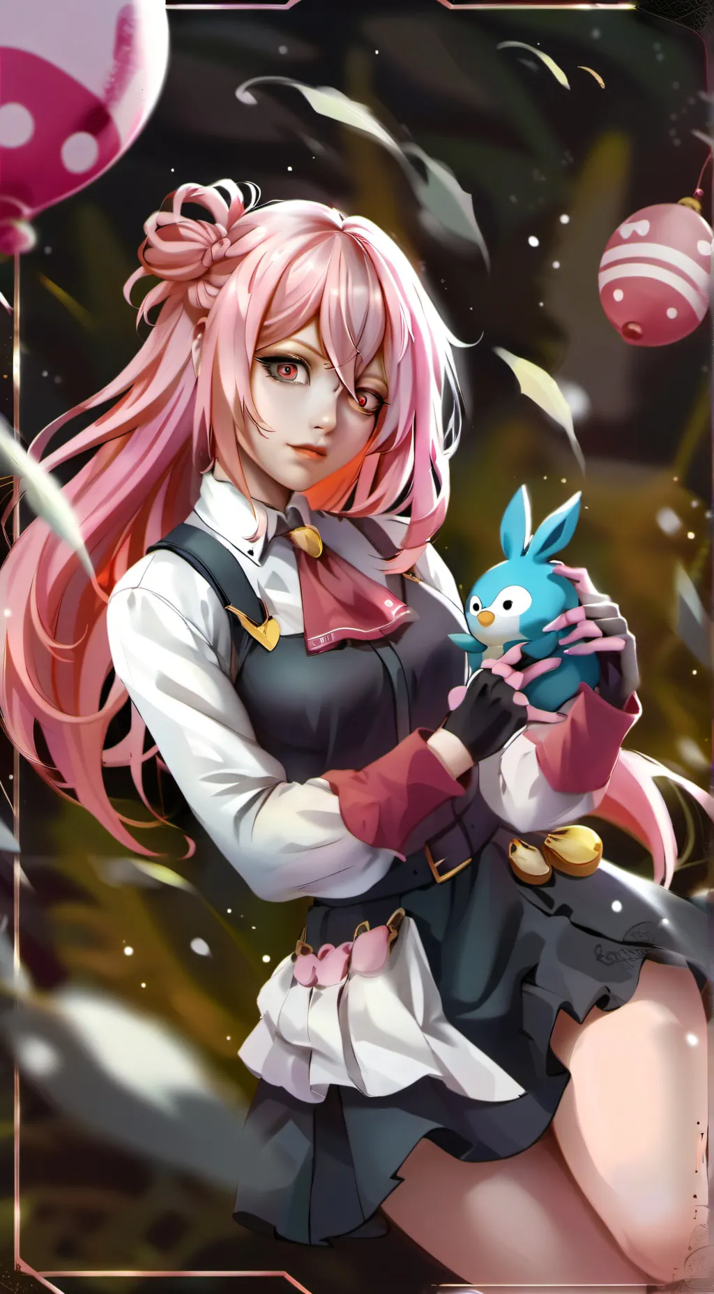 ai character: MUKEI HANAZAWA background