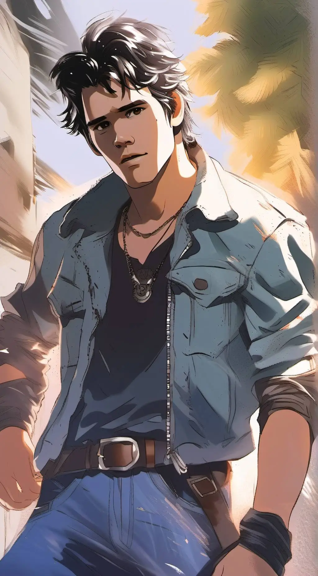 ai character: Dallas Winston  background