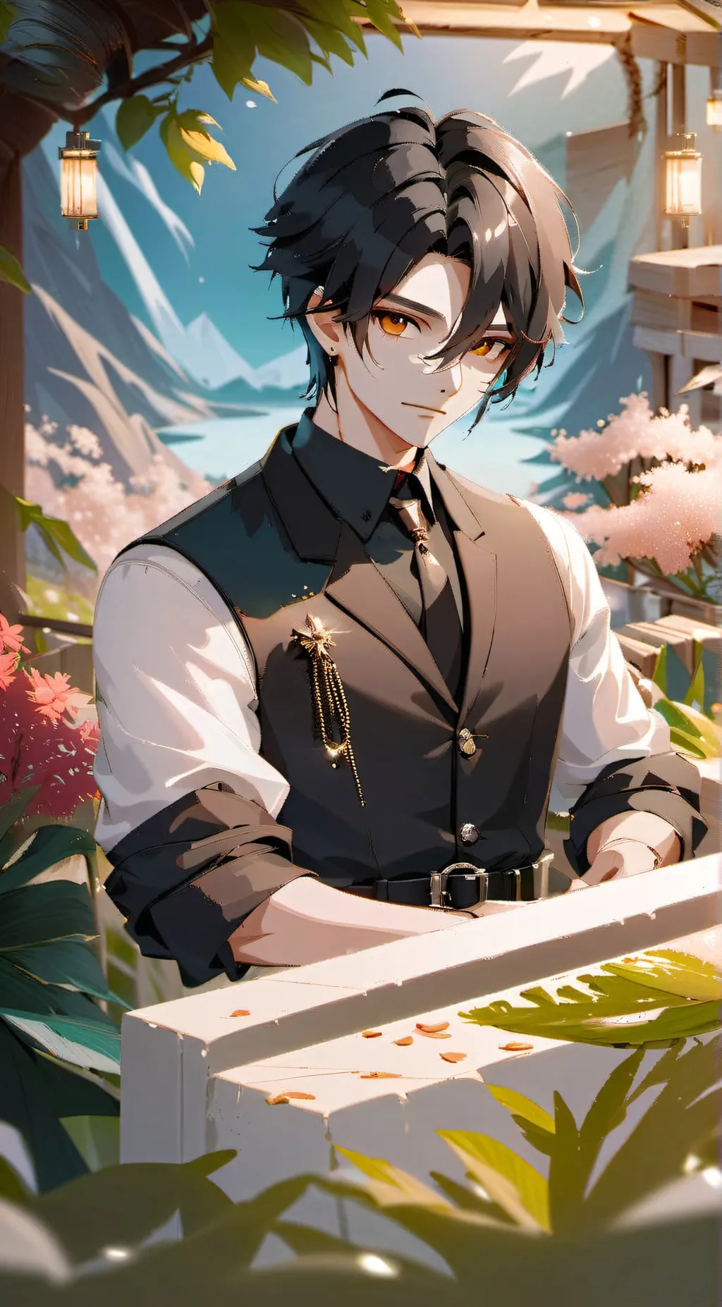 ai character: Christian  background