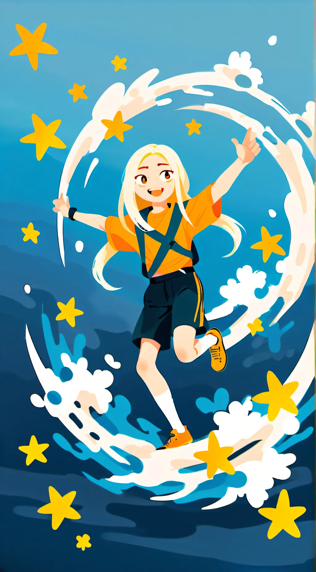 ai character: leah tur background