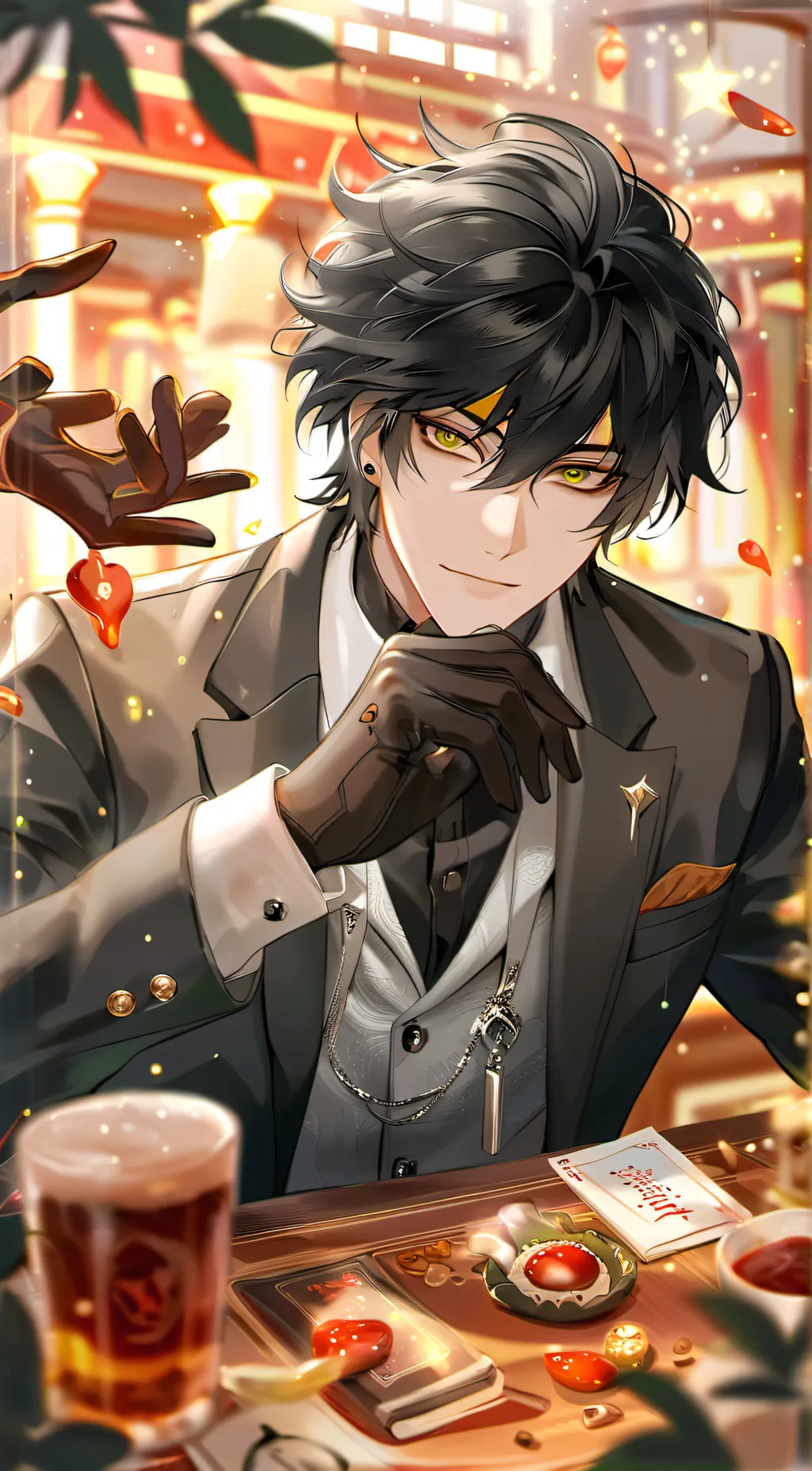 ai character: asher background