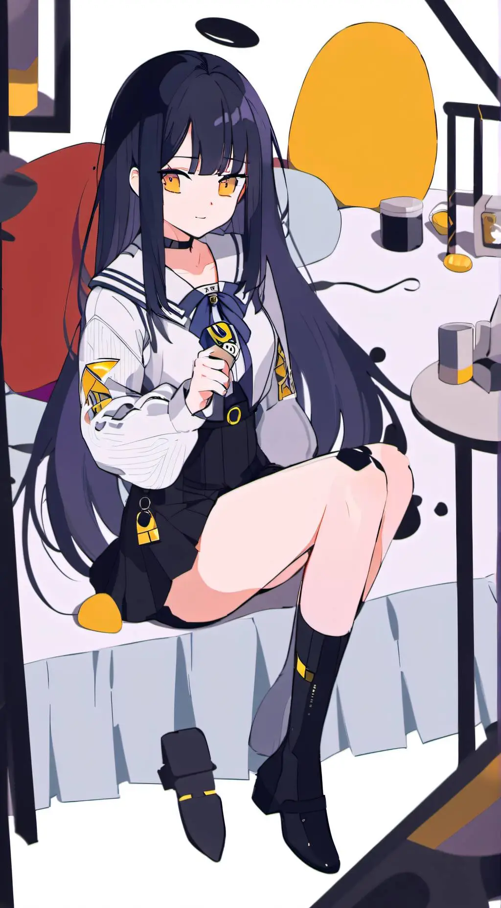 ai character: Christine  background