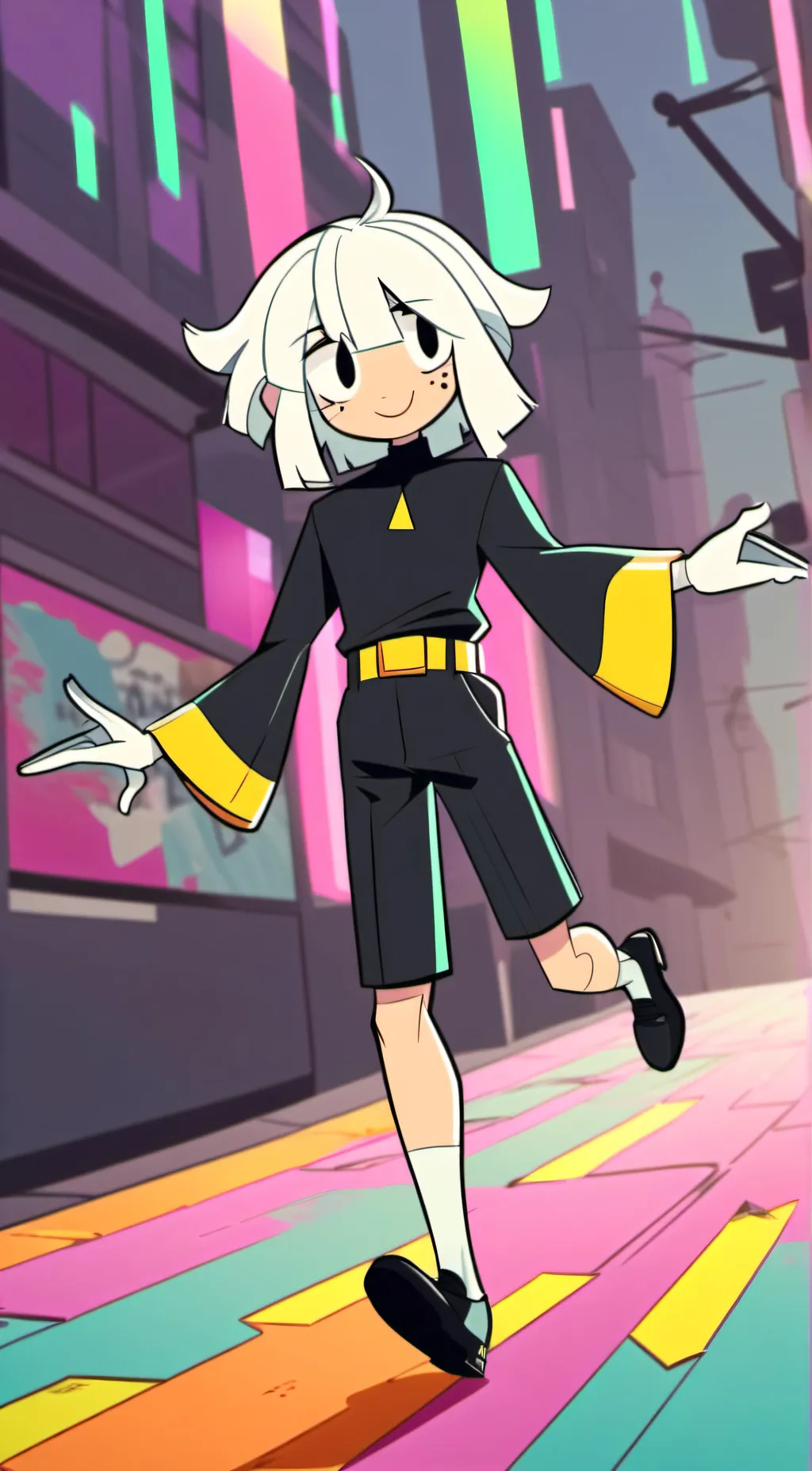 ai character: alice as a human)  background