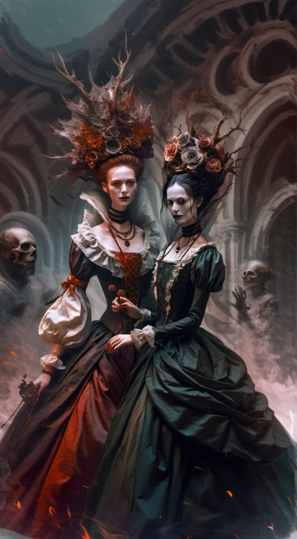 ai character: Mean step-sisters background