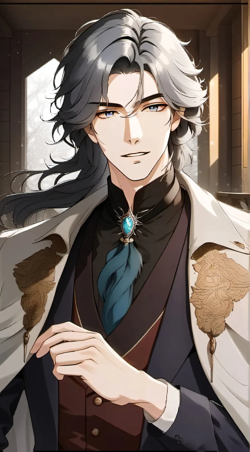 ai character: Caelan Ludger background