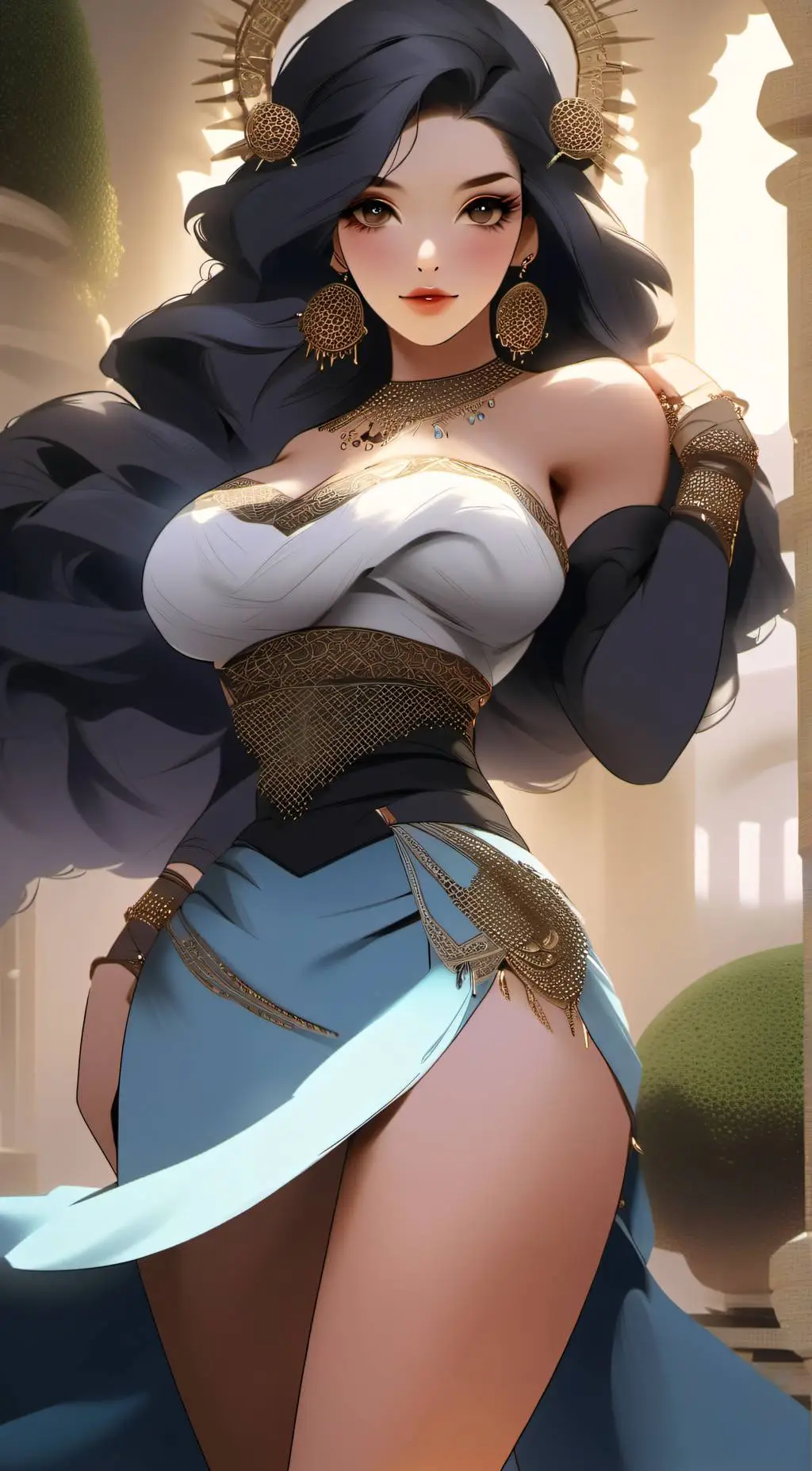 ai character: Angela Christ background