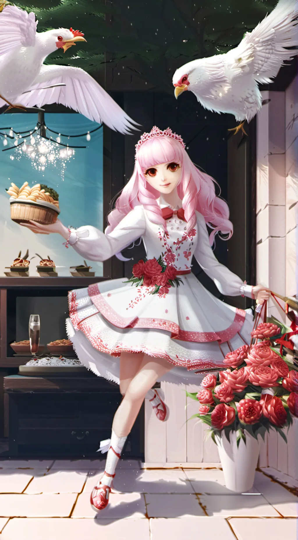 ai character: hmkck  background