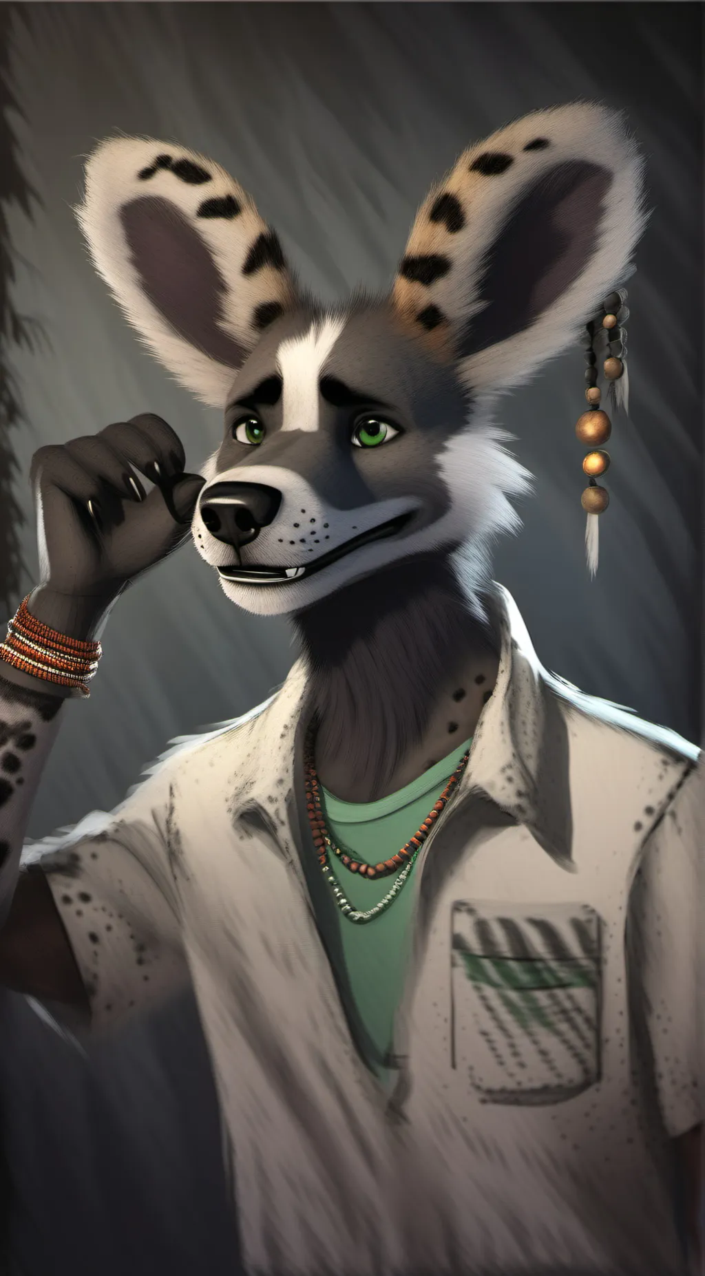 ai character: anga ya jua background