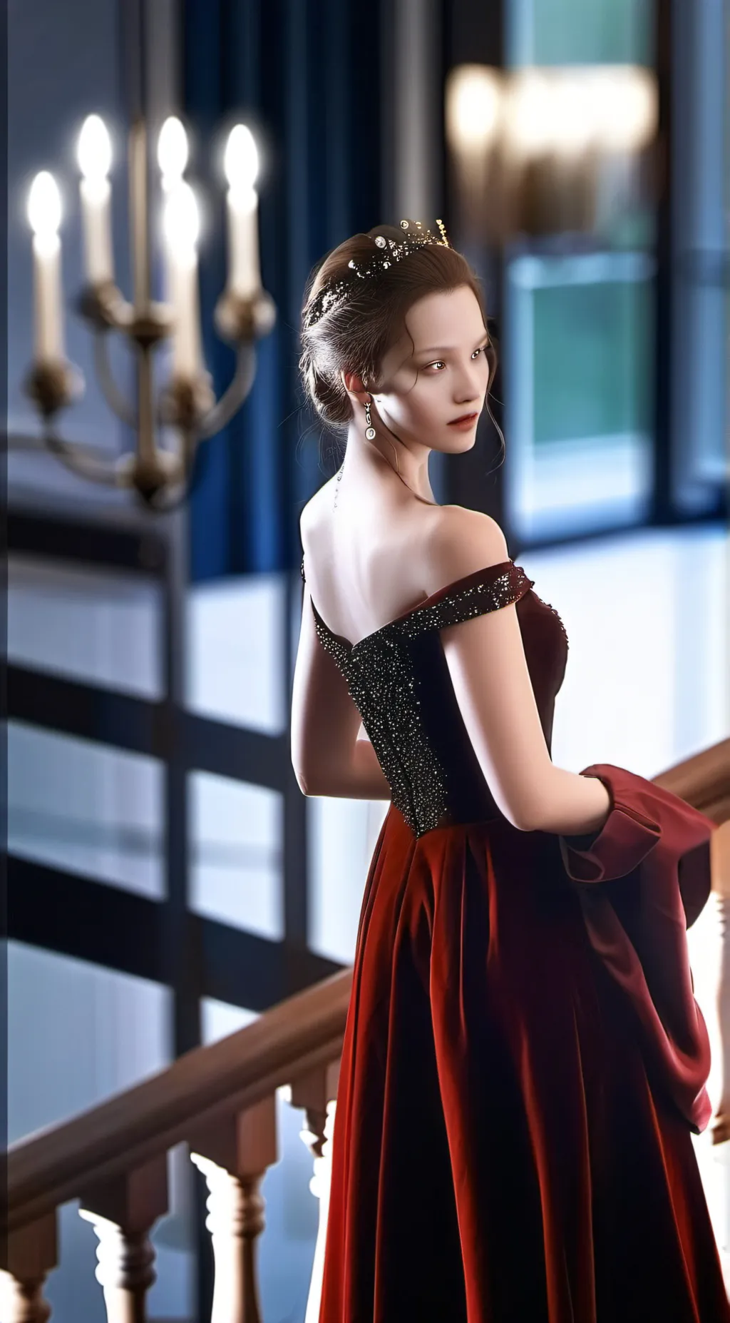 ai character: Star background