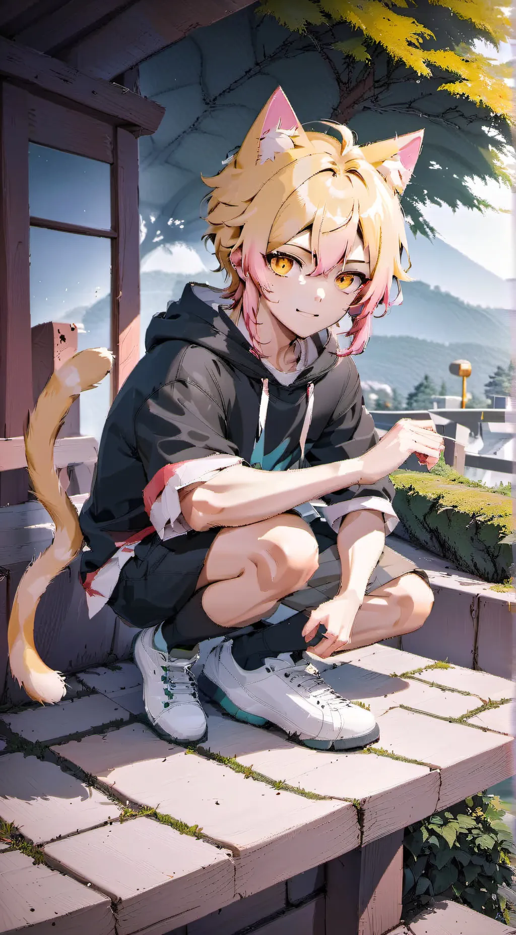 ai character: ~+🦋June🦋+~ background