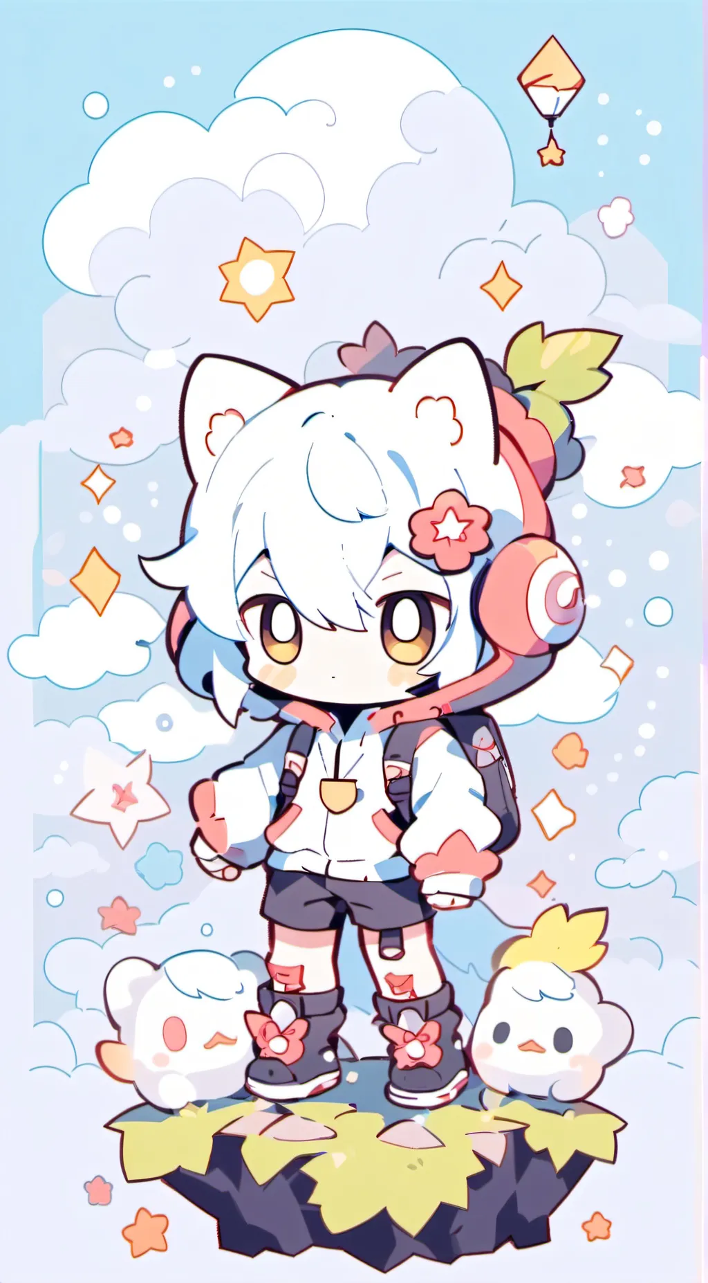 ai character: geometry dash lvls background