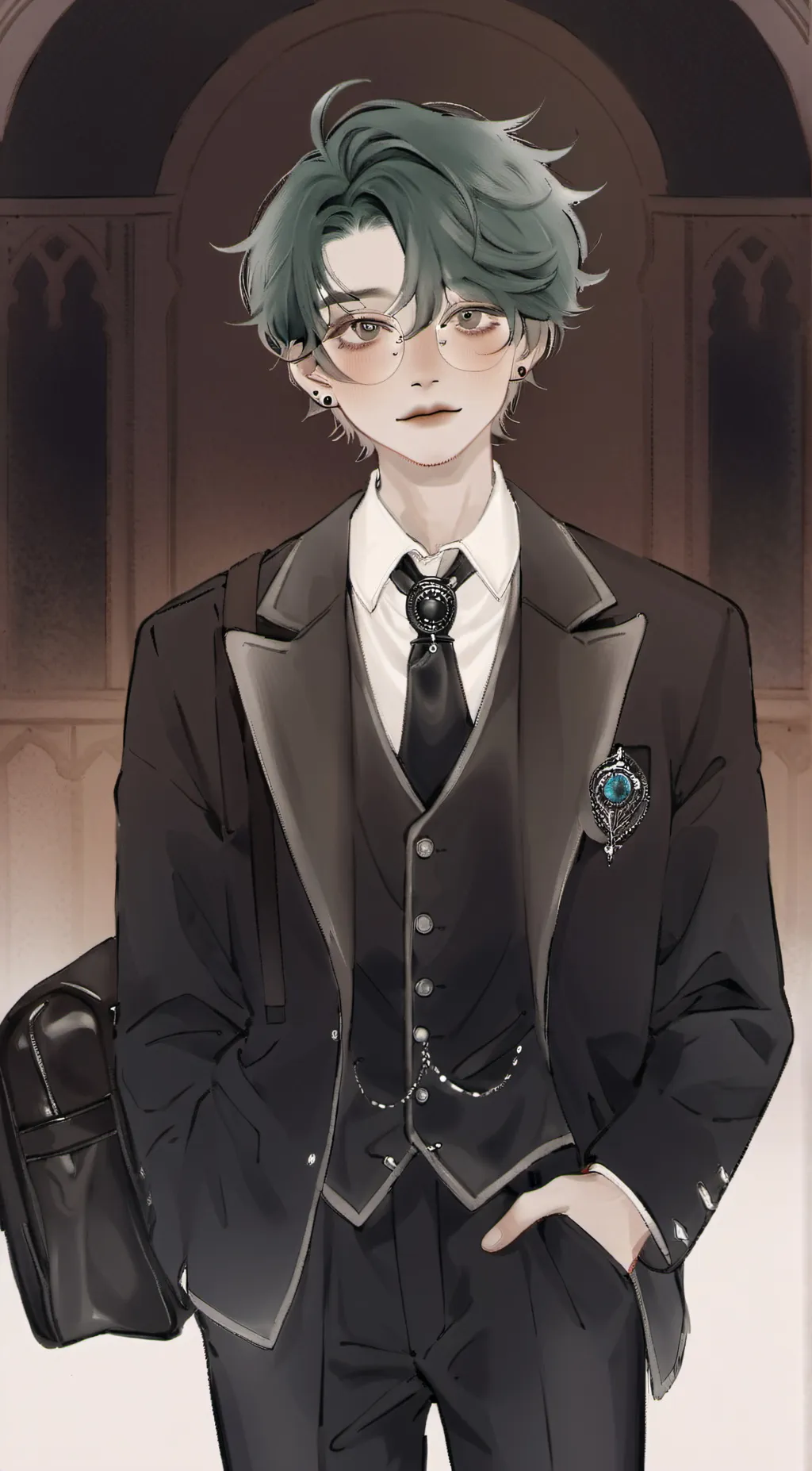 ai character: hunter background