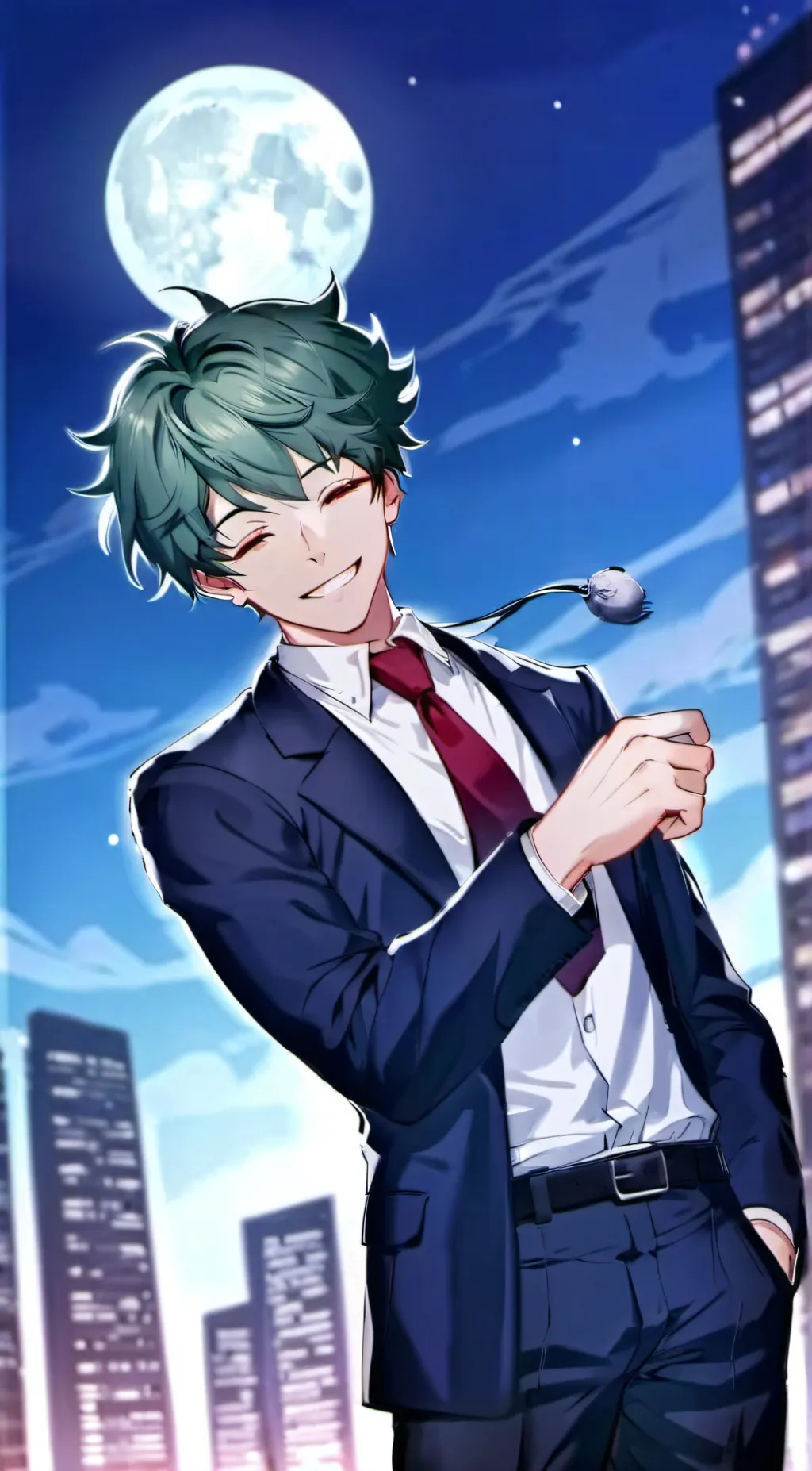 ai character: MHA mafia au background