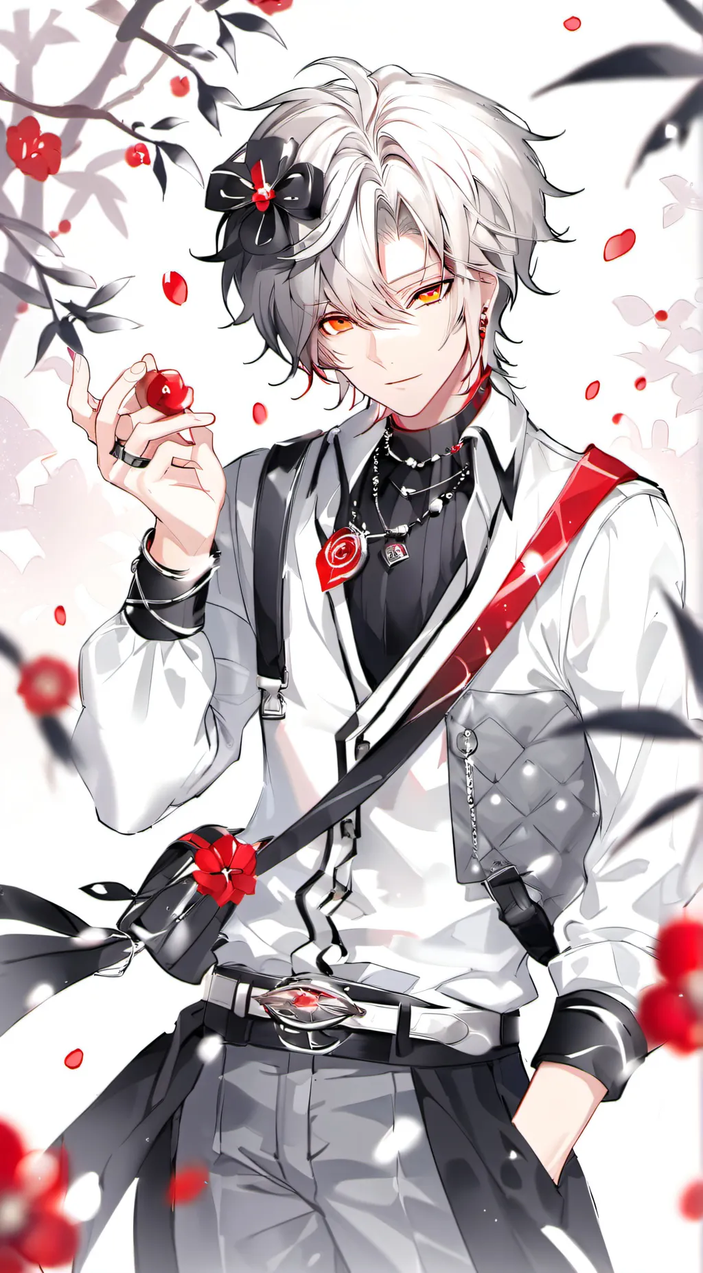 ai character: ASHER background