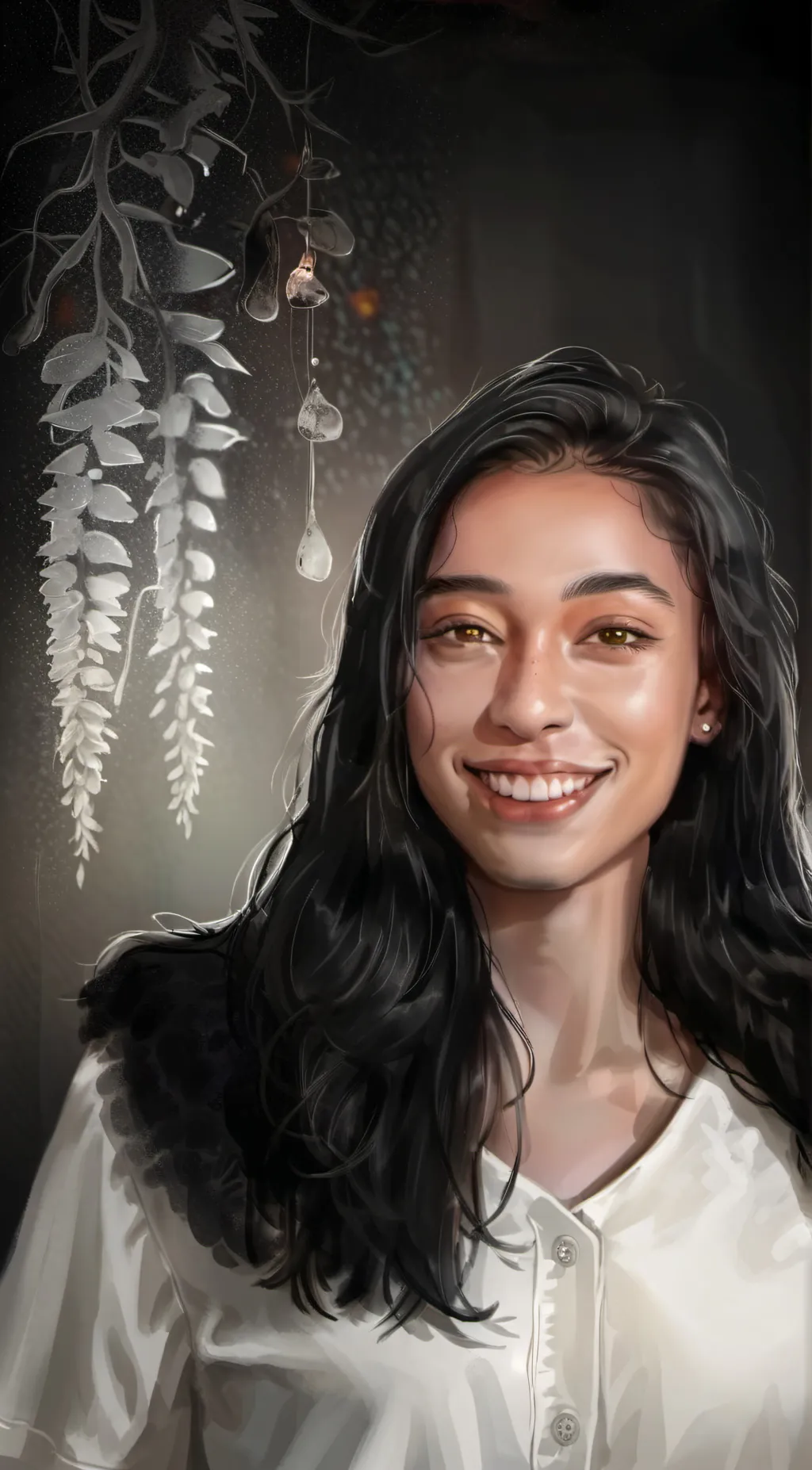 ai character: Aurora Caine background