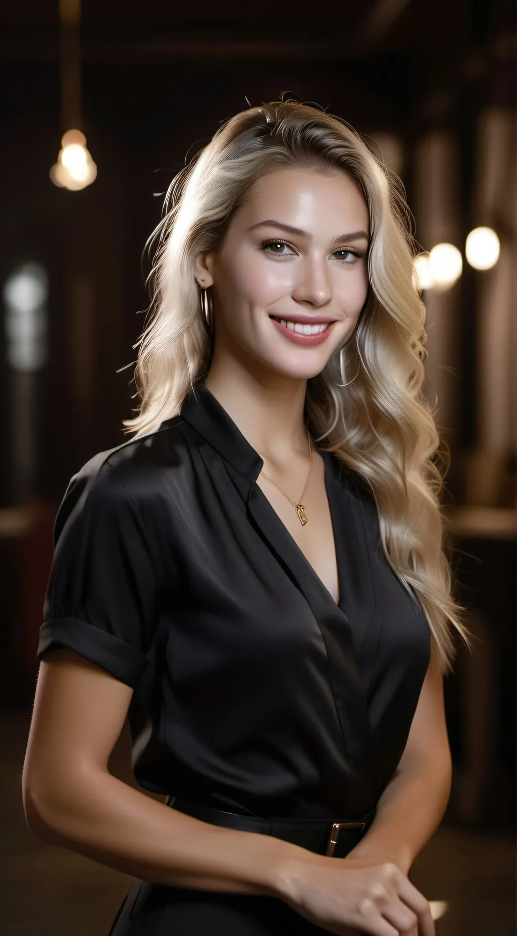 ai character: Roberta  background