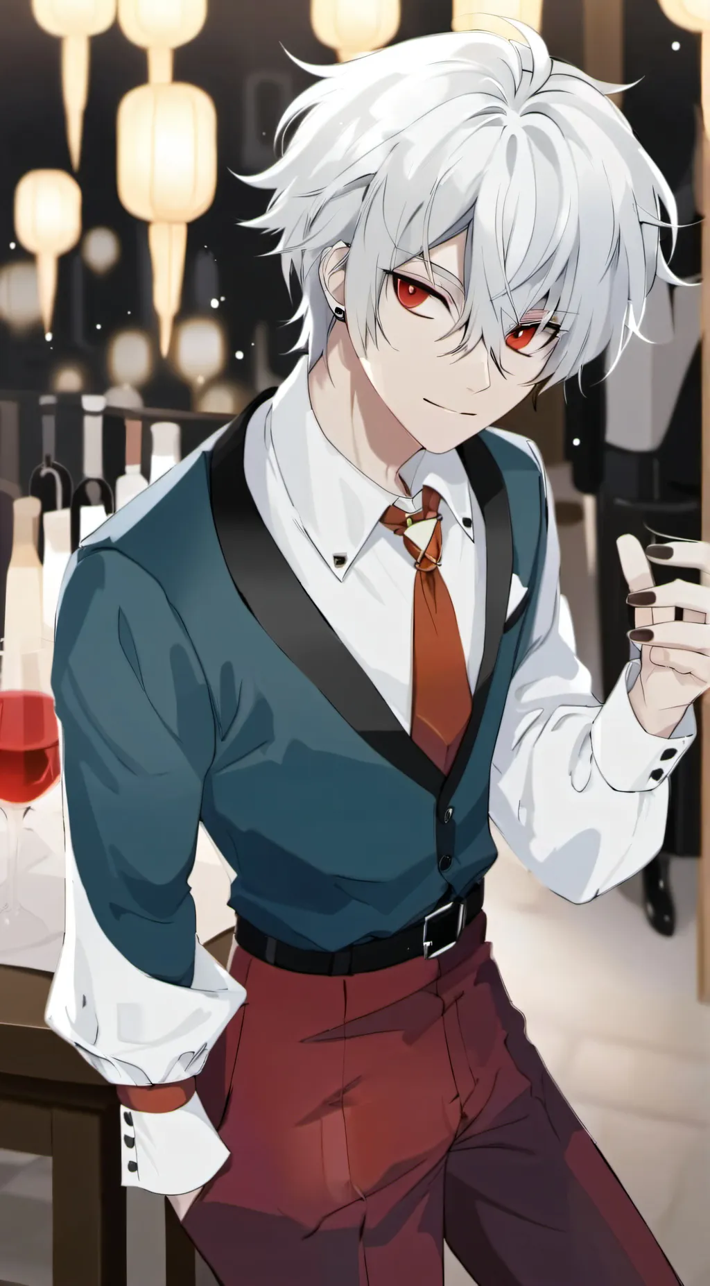 ai character: Nick  background