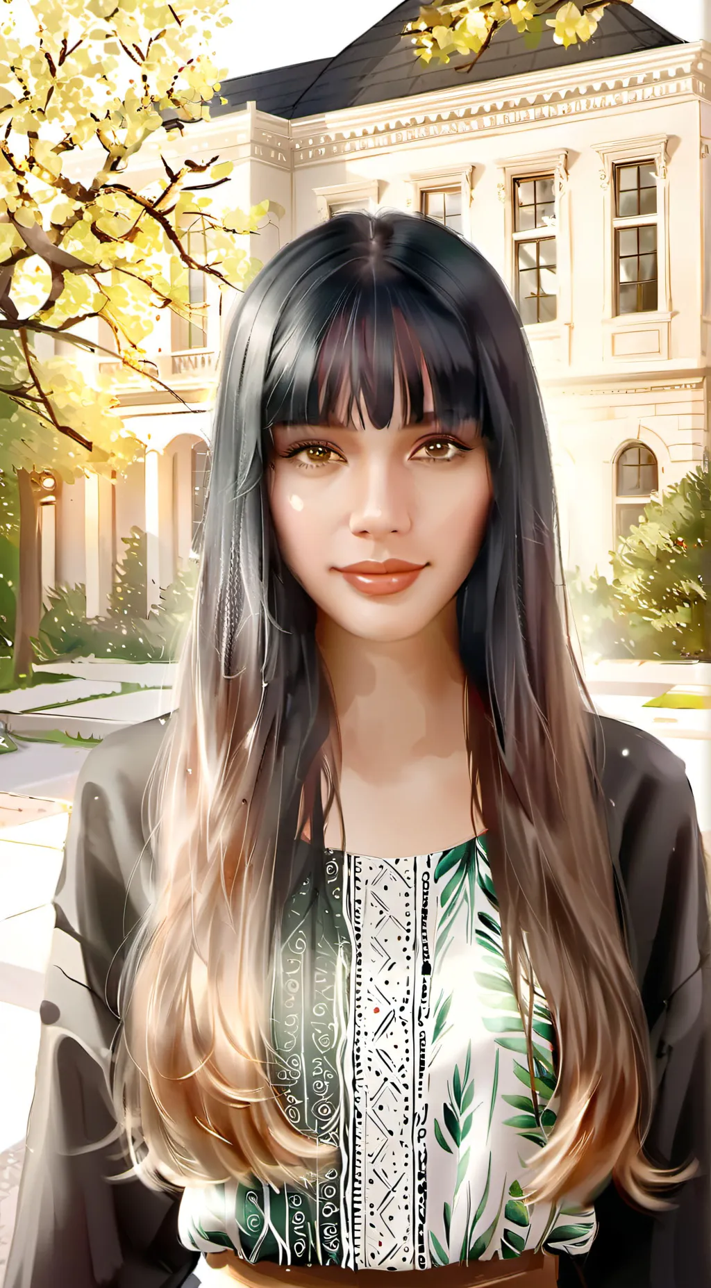 ai character: Meet Autumn  background