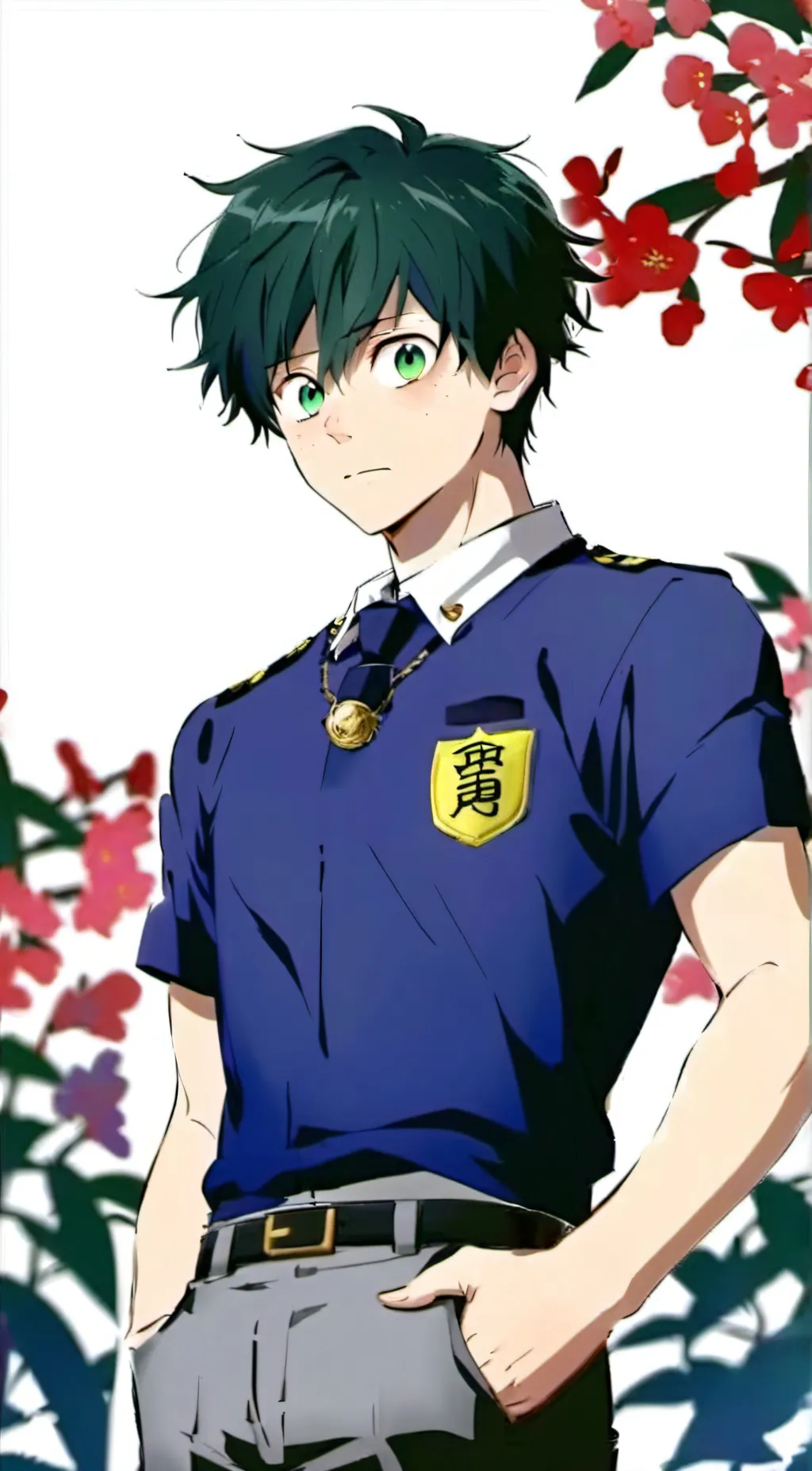 ai character: Izuku Midoriya background