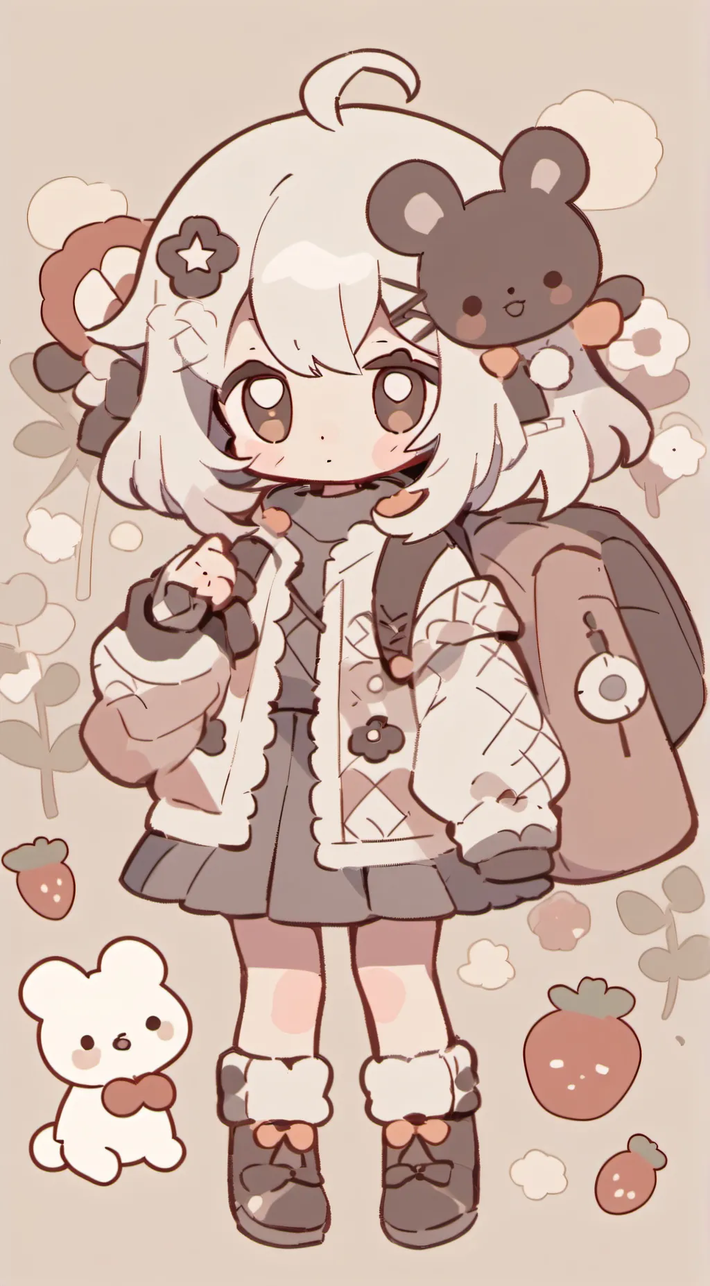 ai character: Cookie  background