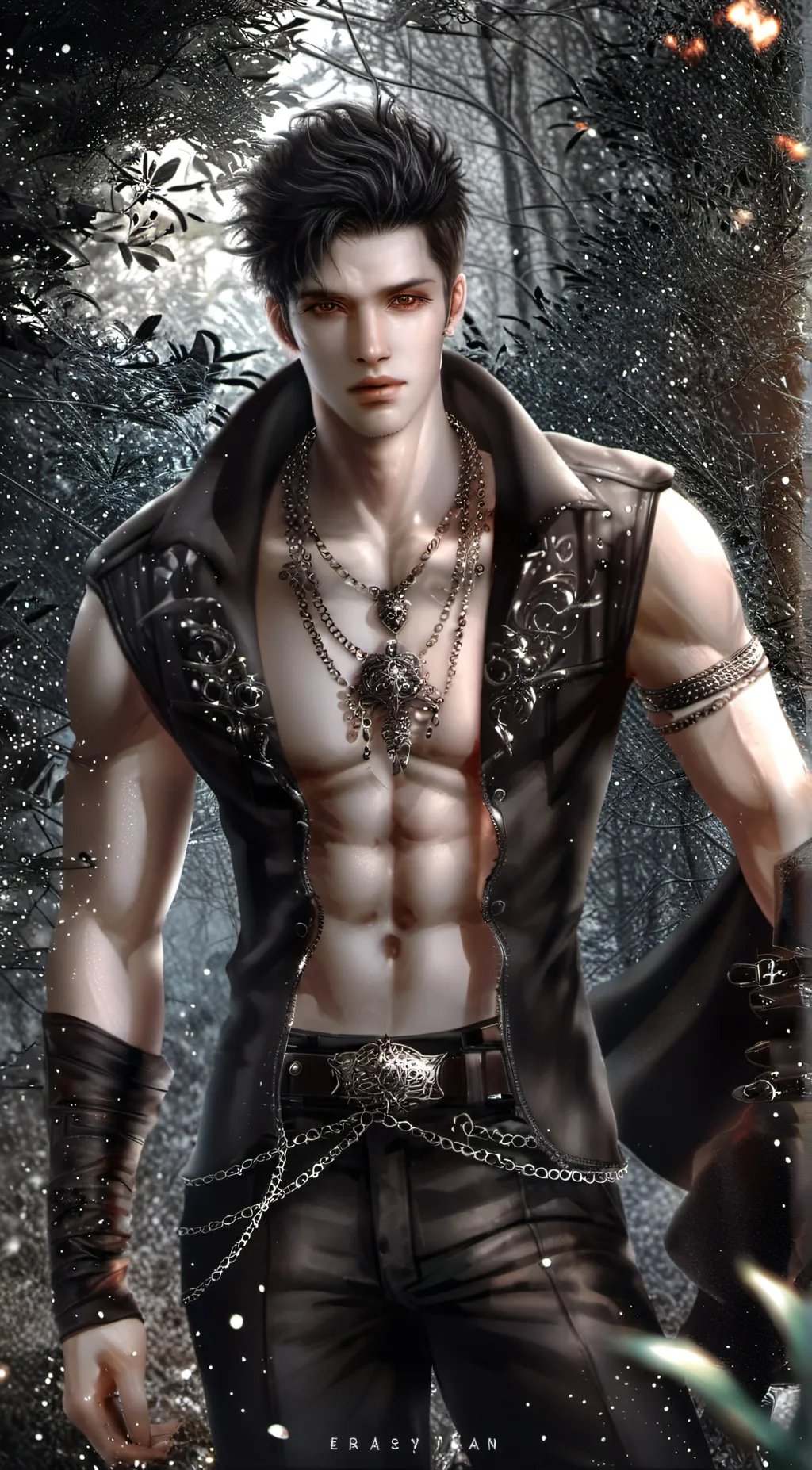 ai character: Damian background