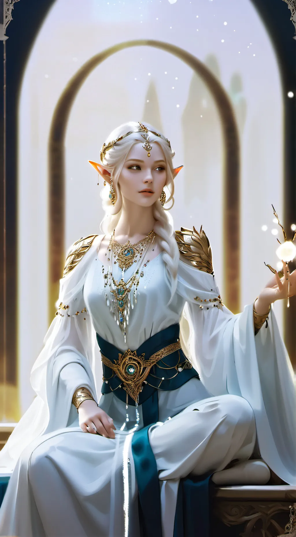 ai character: Queen Aestara background