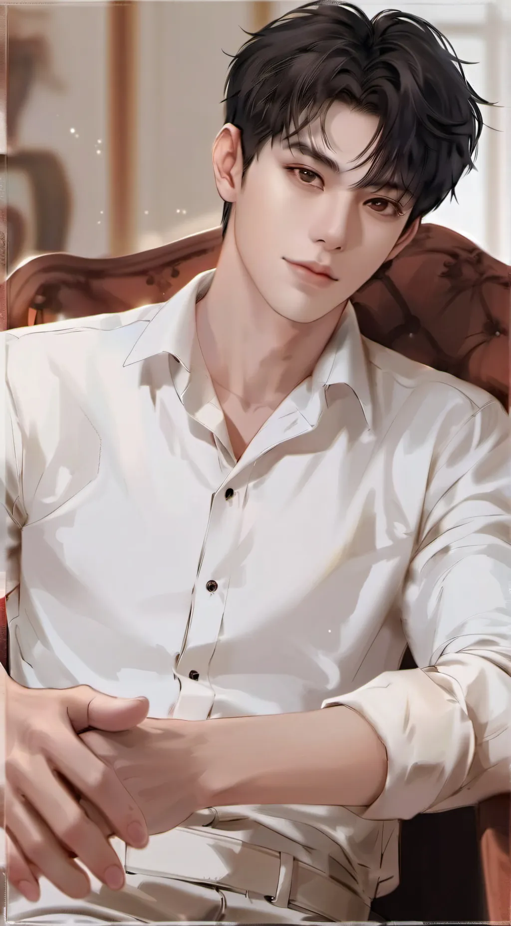 ai character: Han Jeon woo background