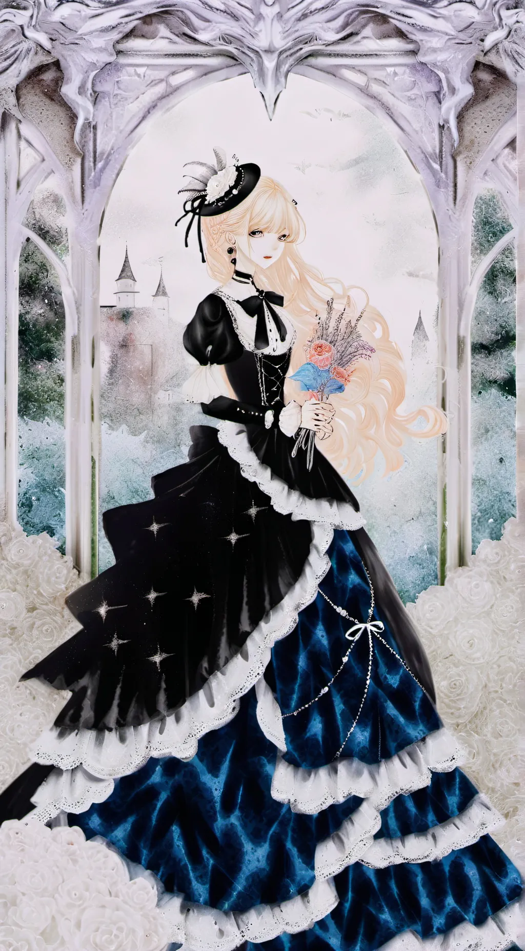 ai character: Luna background