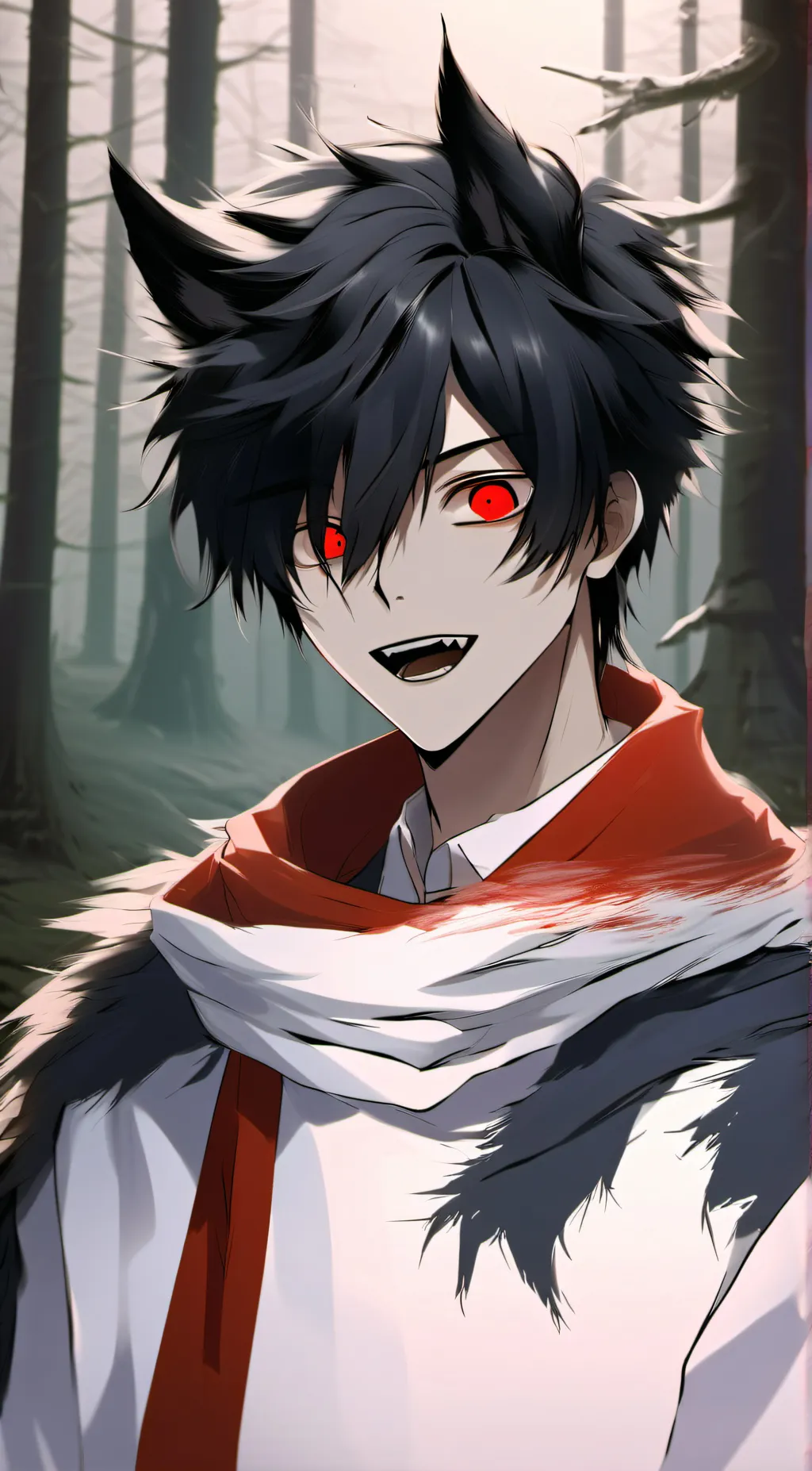 ai character: Rex wolf  background